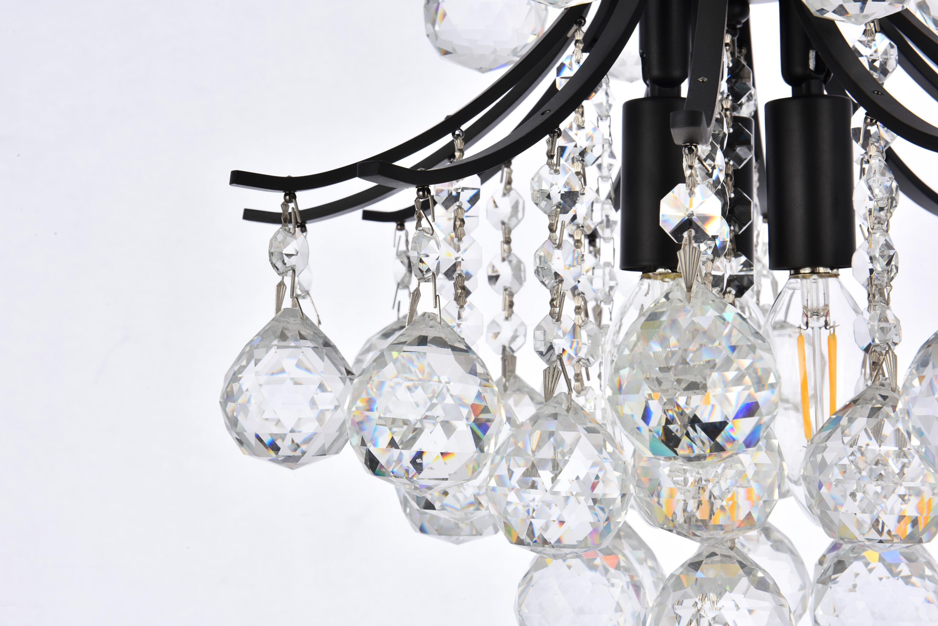 Elegant Decor HFV24000D12BKRC Pendant-Lights - View #6