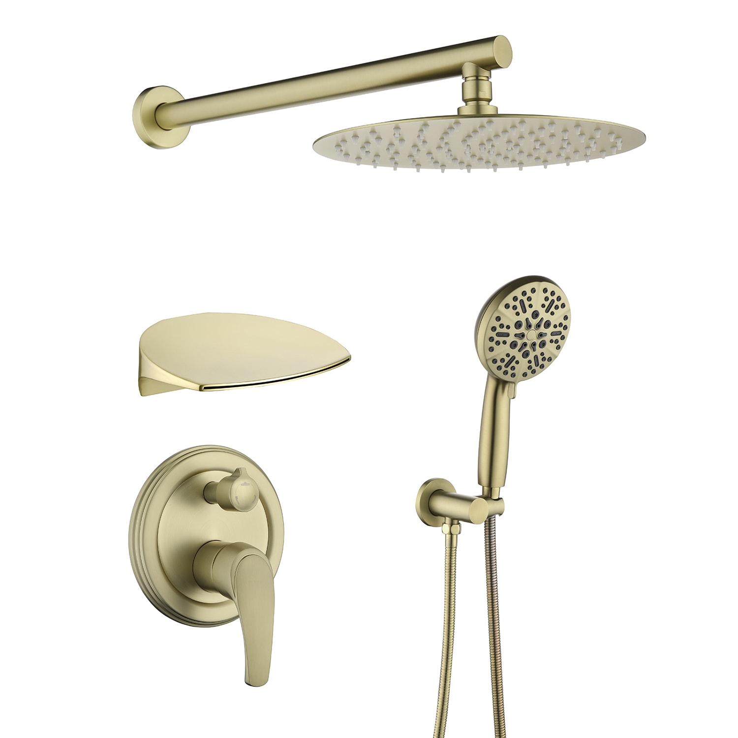 Cobbe RSF0210G Brushed Gold ( Pressure-balanced Valve Included )