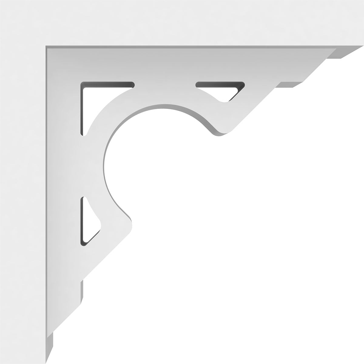 Ekena Millwork BKTP05X09X09SHE Exterior-Brackets-Braces - View #3