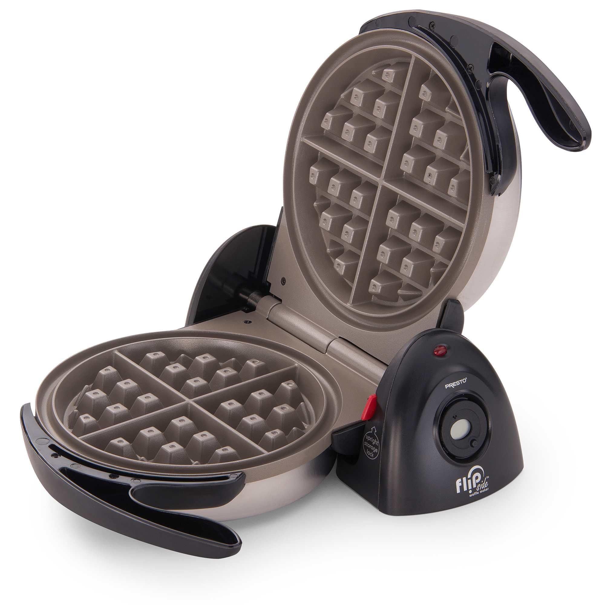 Presto FlipSide Belgian Waffle Maker Ceramic Kitchen Appliance 7 Inch Black #414857