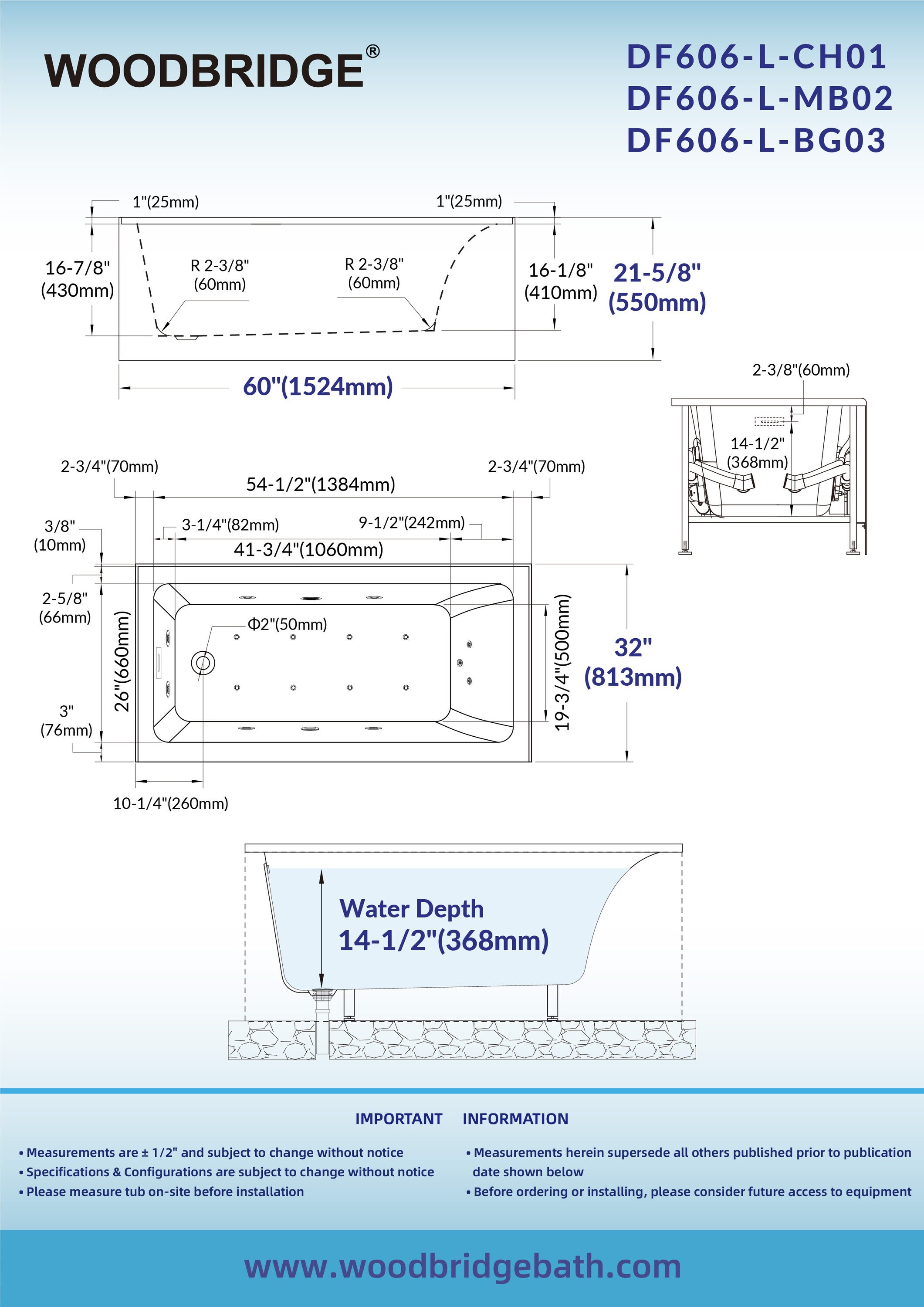 Woodbridge LB653 bathtubs - View #10