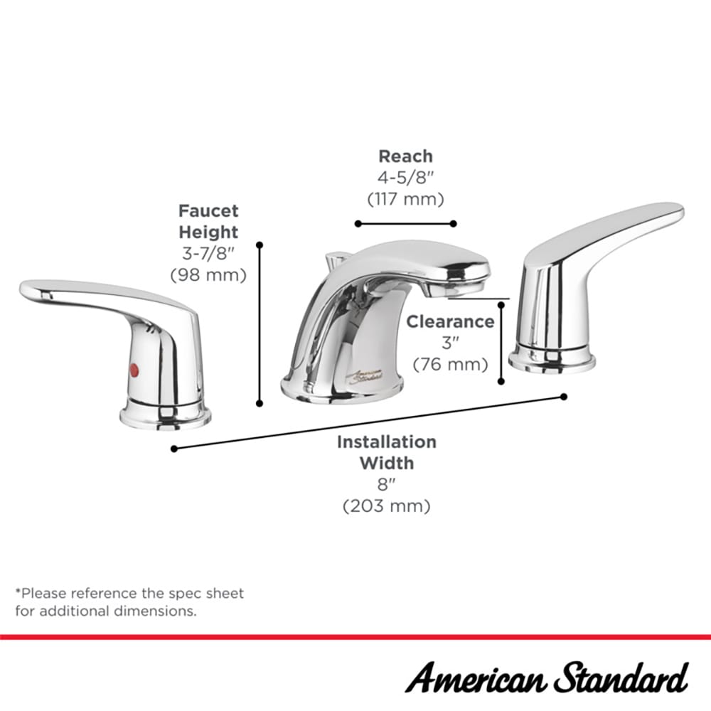 American Standard 7075800.243 Lavatory-Faucets - View #5