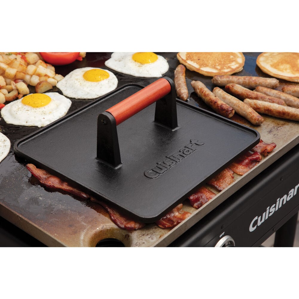 Cuisinart Cast Iron Meat Press in the Grilling Tools  Utensils department  at