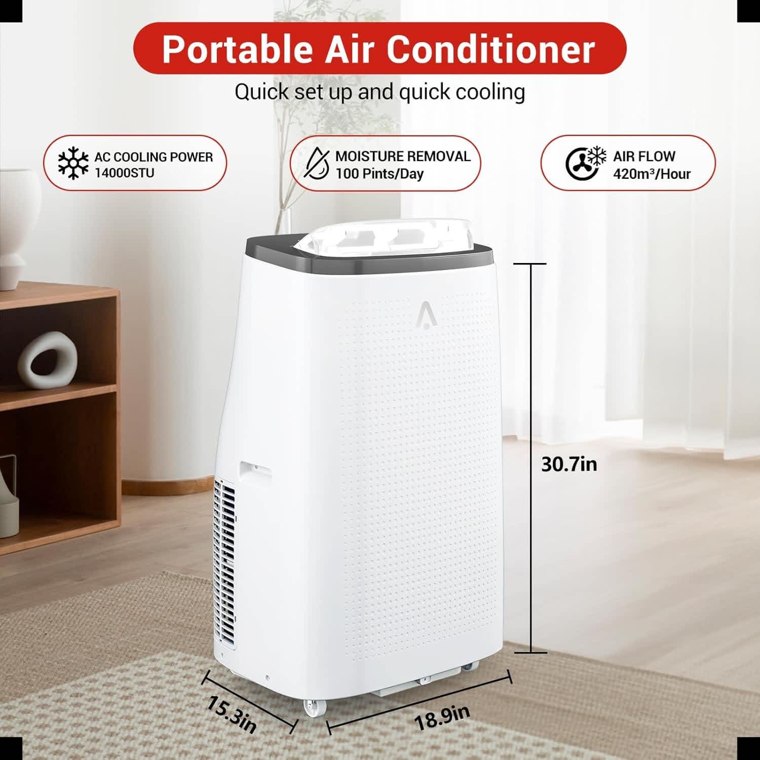 Qeetex LSHQQPHO-0UIH6H5J Portable-Air-Conditioners - View #2
