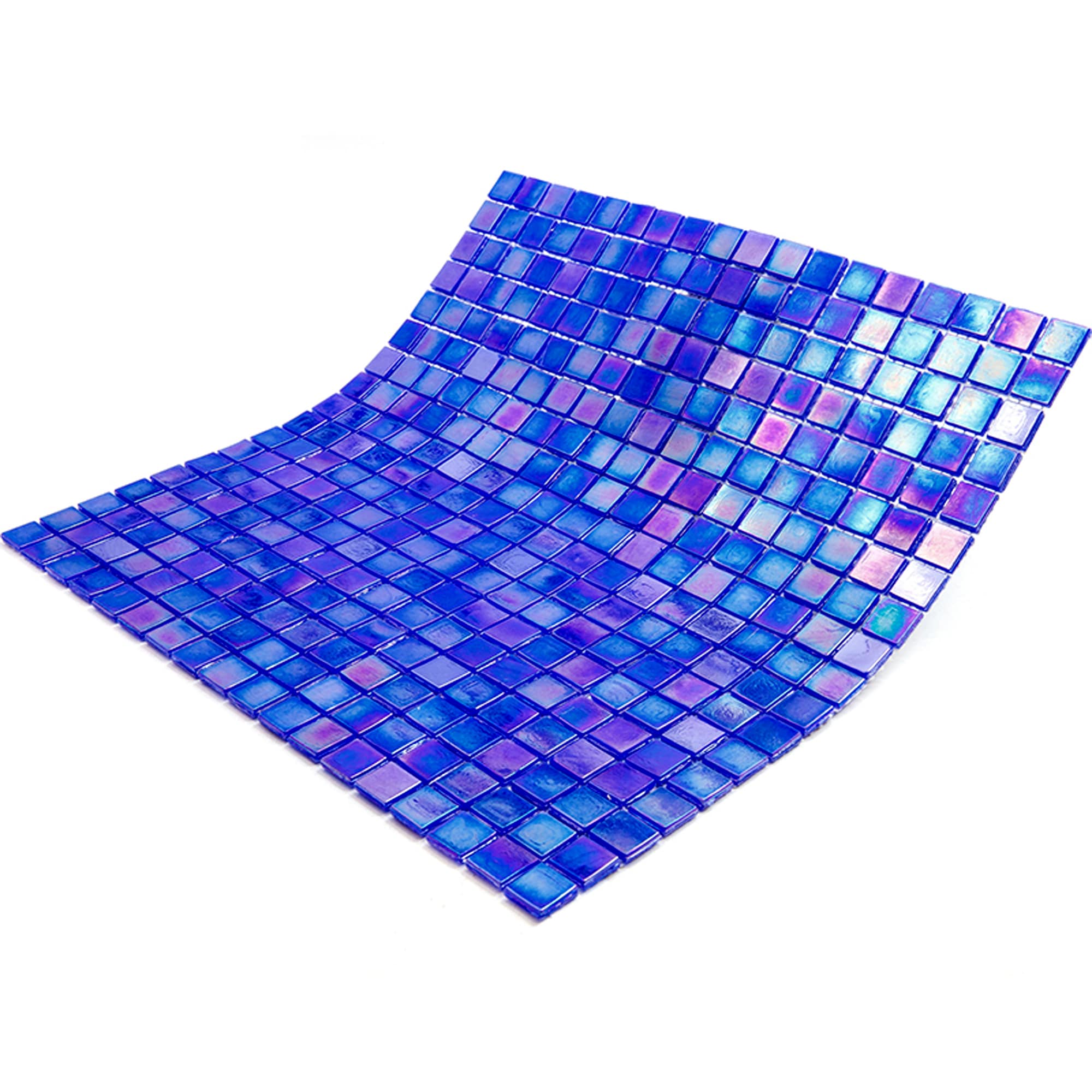 Apollo Tile Skosh Light Tiffany Blue 11-1/2-in x 11-1/2-in Glossy Glass Uniform Squares Floor and Wall Tile (18.69-sq. ft/ Carton)