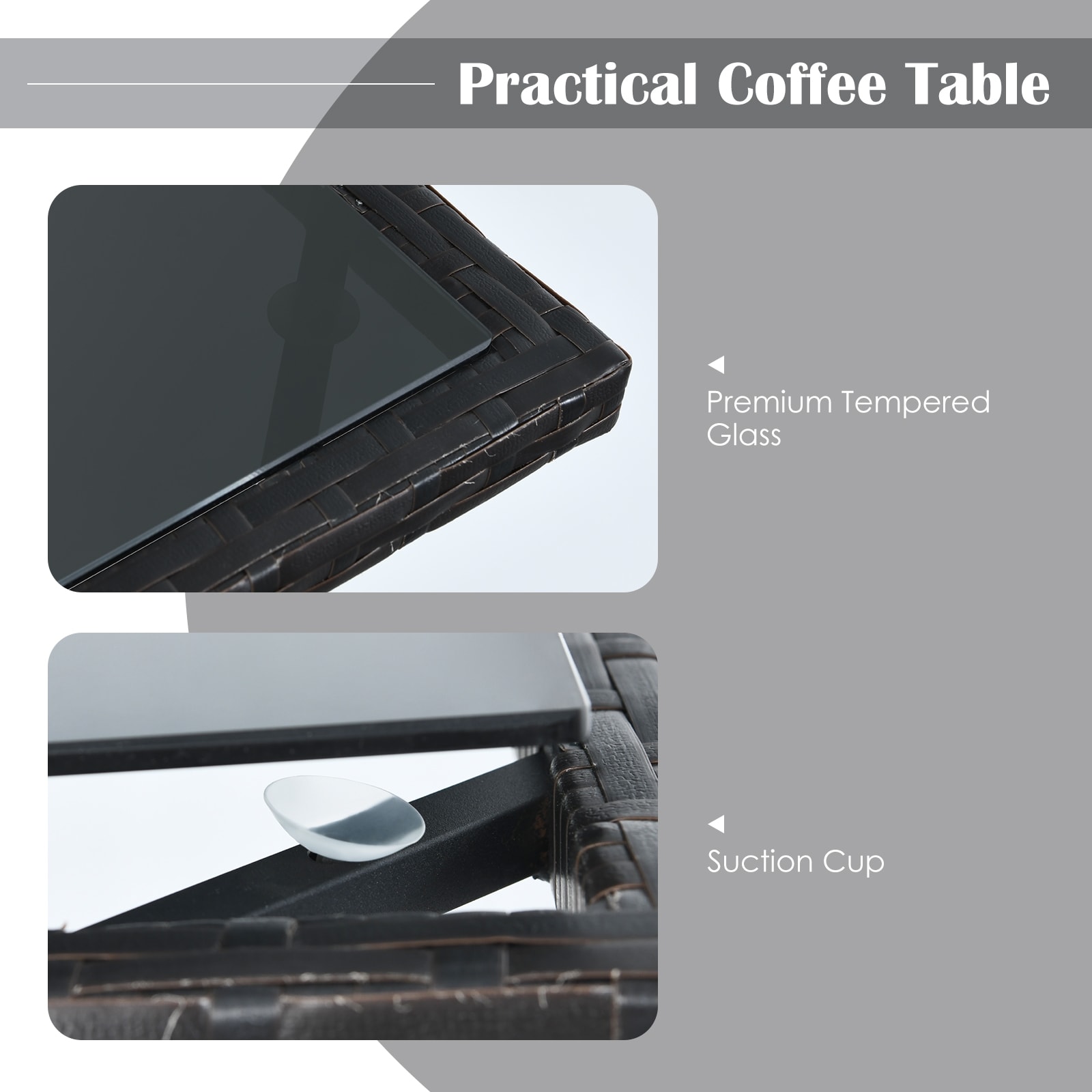 Clihome CWCH-HW68AC178WH Patio-Conversation-Sets - View #7