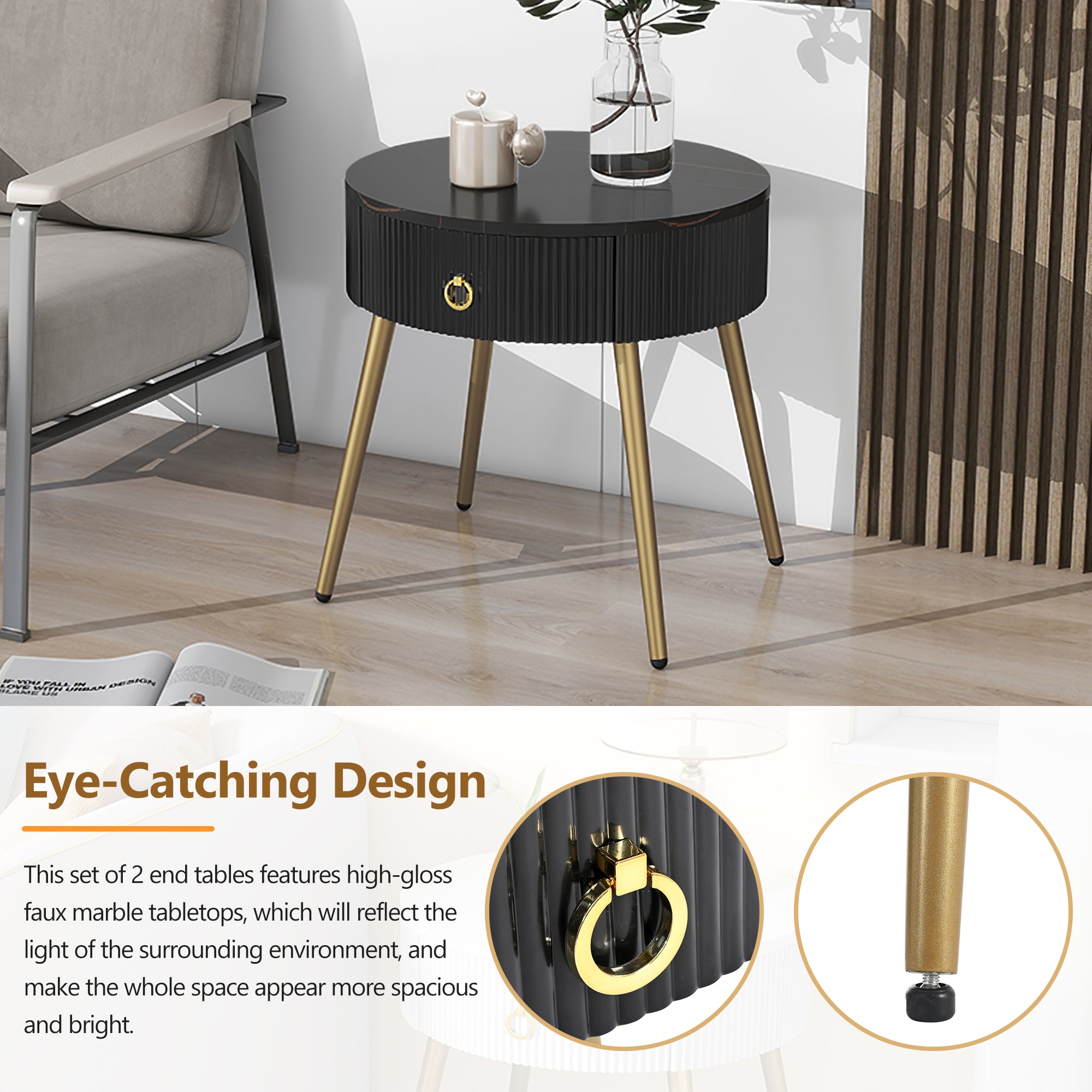 ModernLuxe N721P173248B Coffee-Tables - View #4