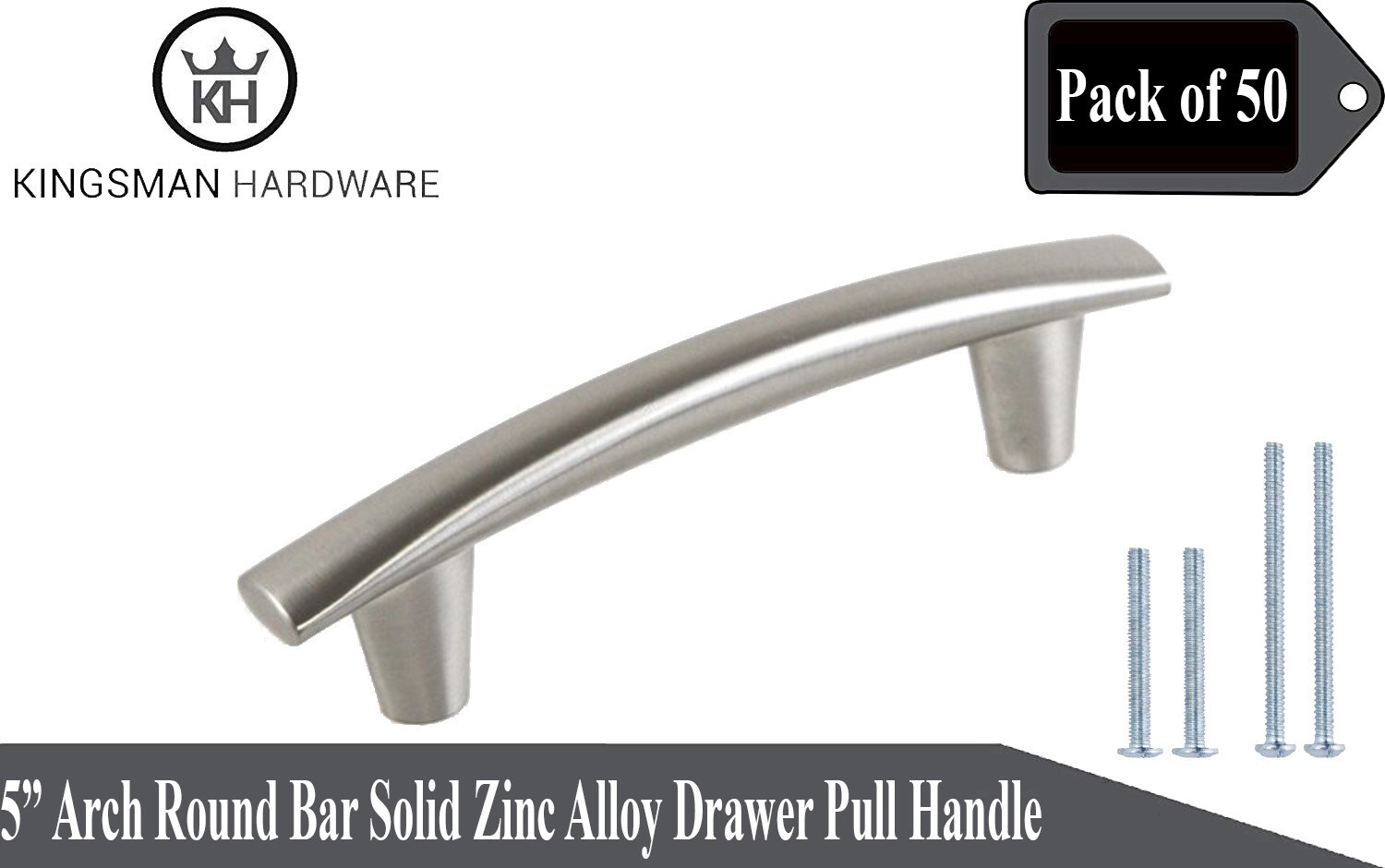 Kingsman Hardware 8163-5-50 Cabinet-Pulls - View #2