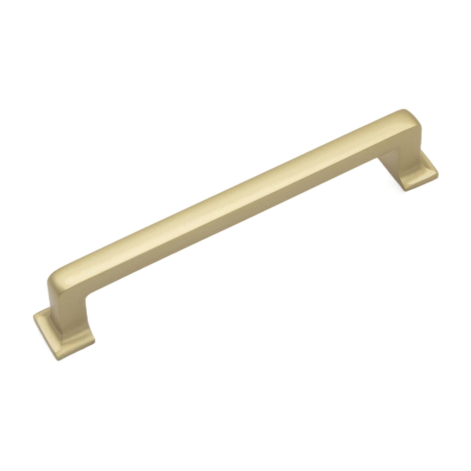 Hickory Hardware Heritage Designs Avery 5-1/16-in , 128mm Center to Center Brushed Golden Brass Rectangular Handle Drawer Pull 10 -Pack #R080357BBX-10G