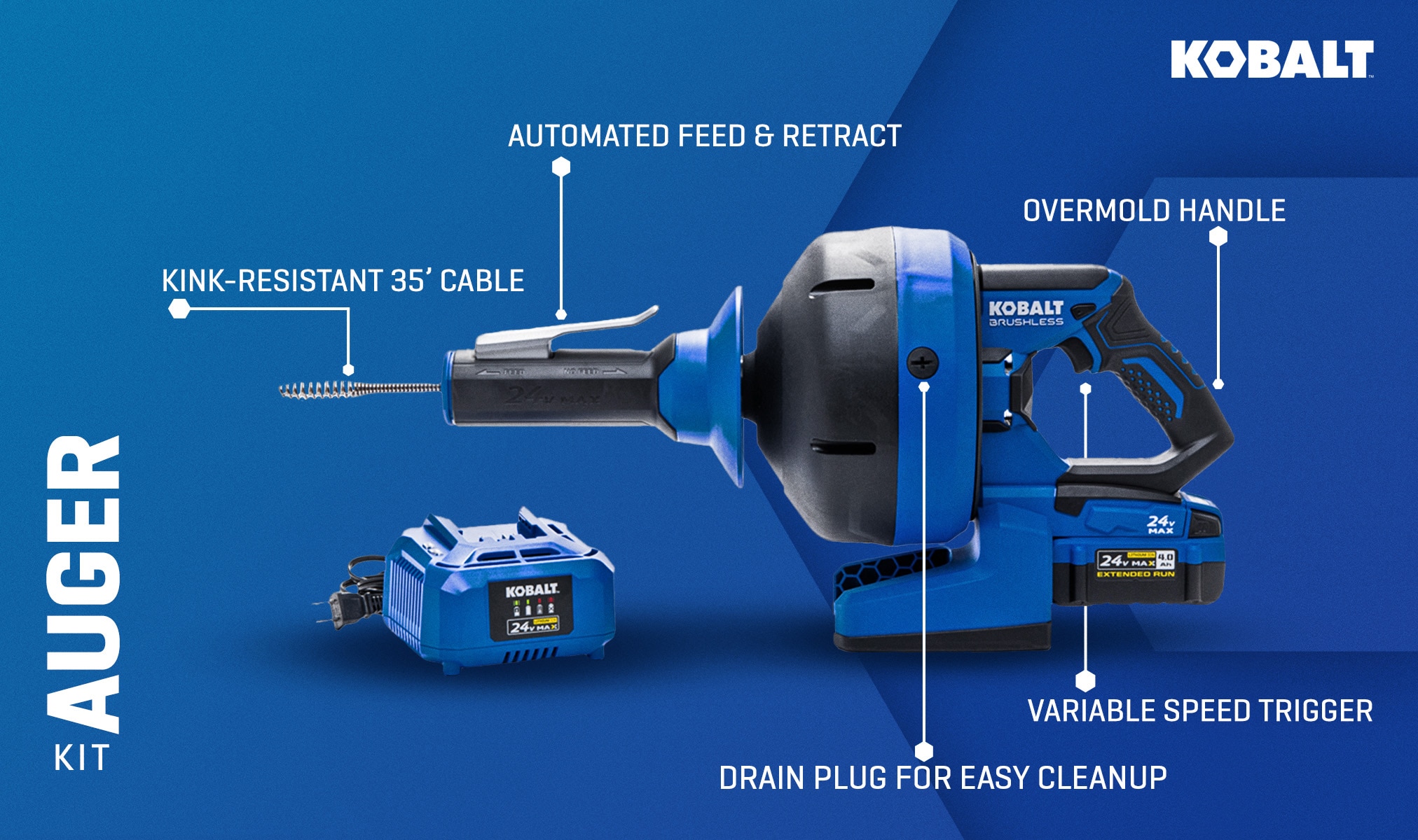 Kobalt KDA 4024A-03 Machine-Augers - View #2