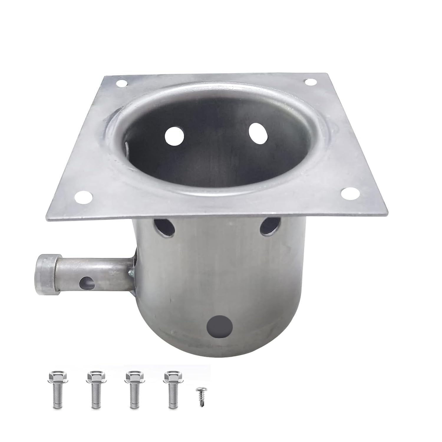 UUDULY  Fire Burn Pot Replacement Parts for Pellet Grill Compatible with Traeger Grill and Most Pit Boss Grills durable home and garden accessory