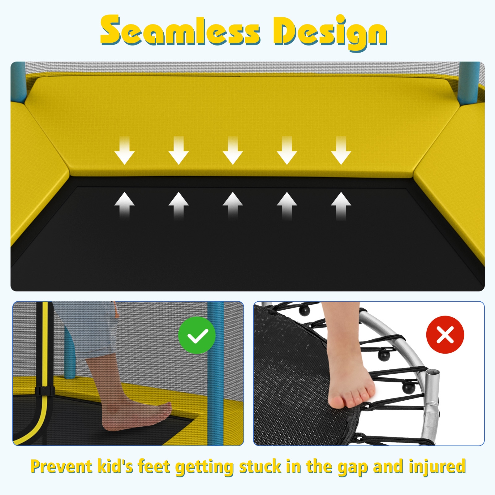 Slickblue D-CO-NG35001WT trampolines - View #6