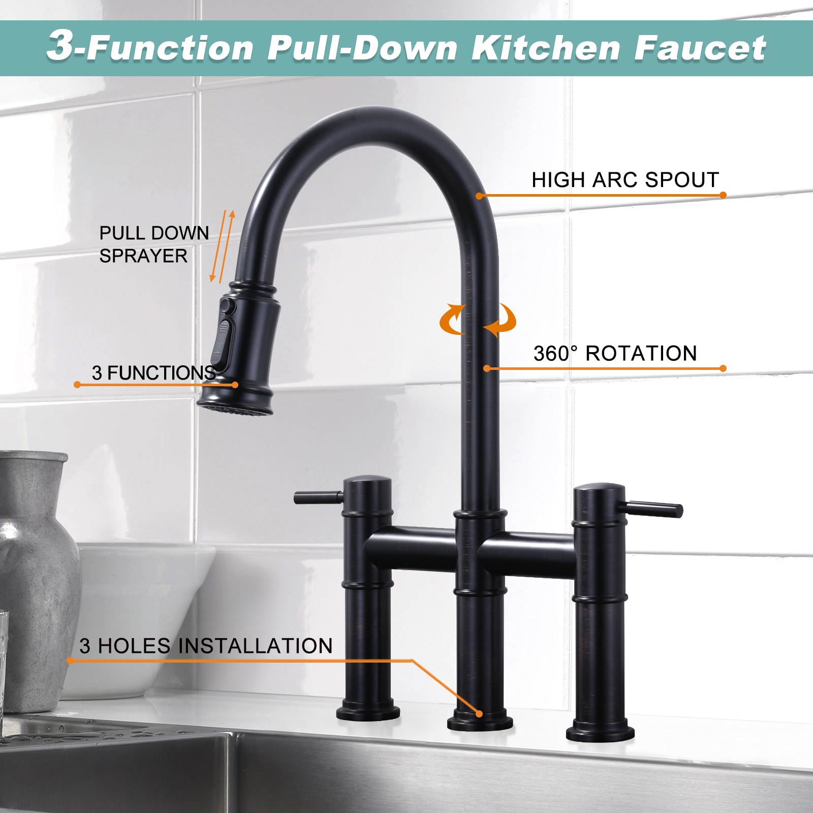 WOWOW 2314700RB Kitchen-Faucets - View #5