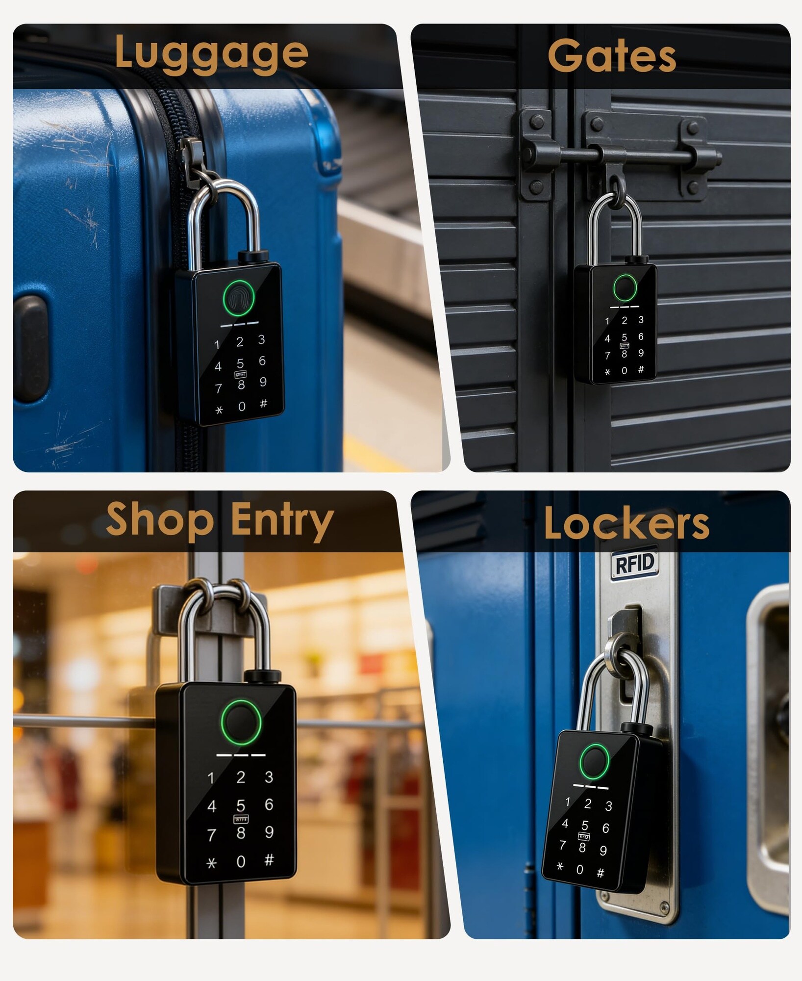 AKSCYZM LAK0804K489 Padlocks-Locks-Cables - View #6