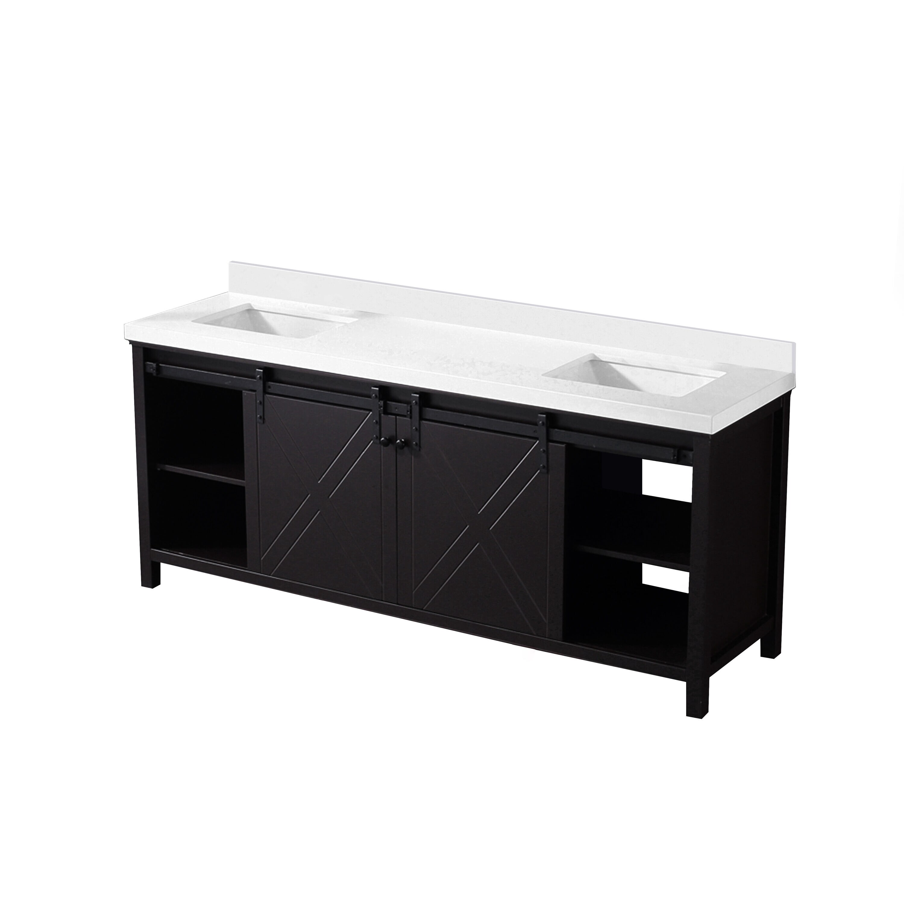 Lexora LVM80DC300 Bath-Vanity-Combo - View #5