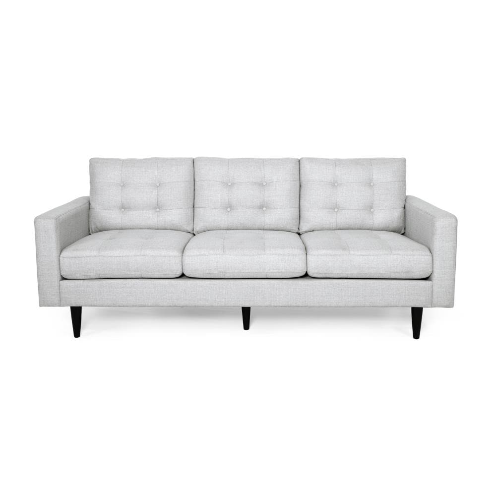 Best Selling Home Decor 310385 Adderbury 82.75-in Modern Light gray and dark brown 3 -seater Sofa