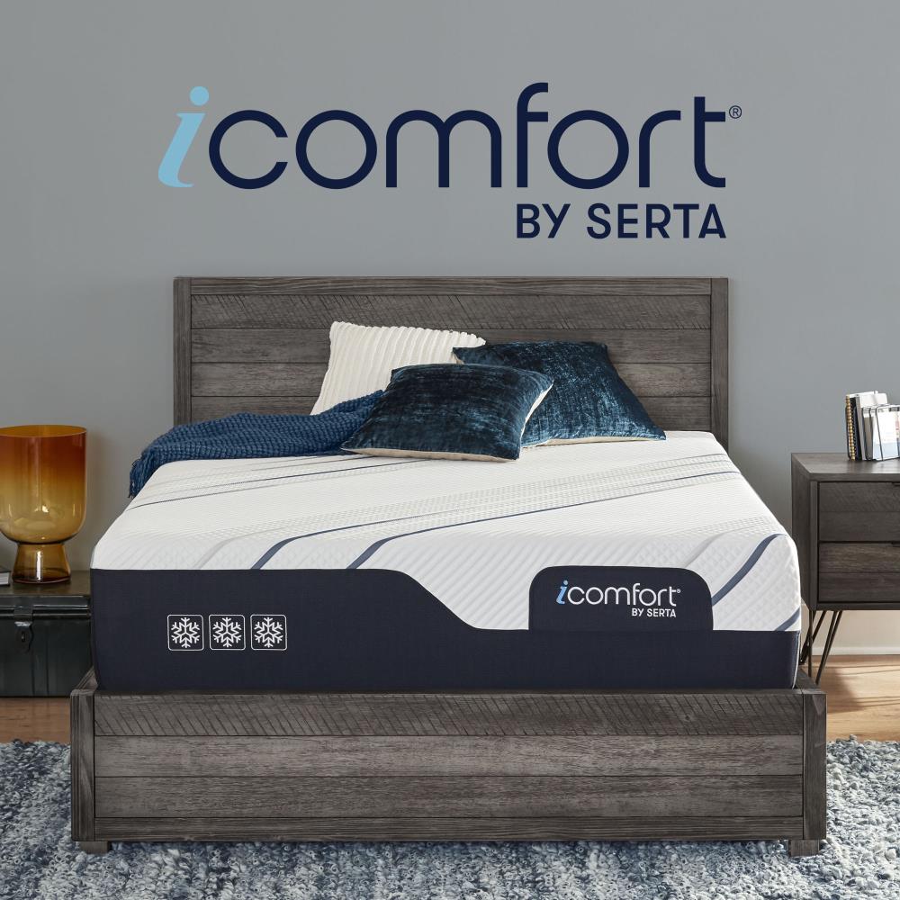 Serta Icomfort 12 5 In King Memory Foam, Serta King Size Bed Frame