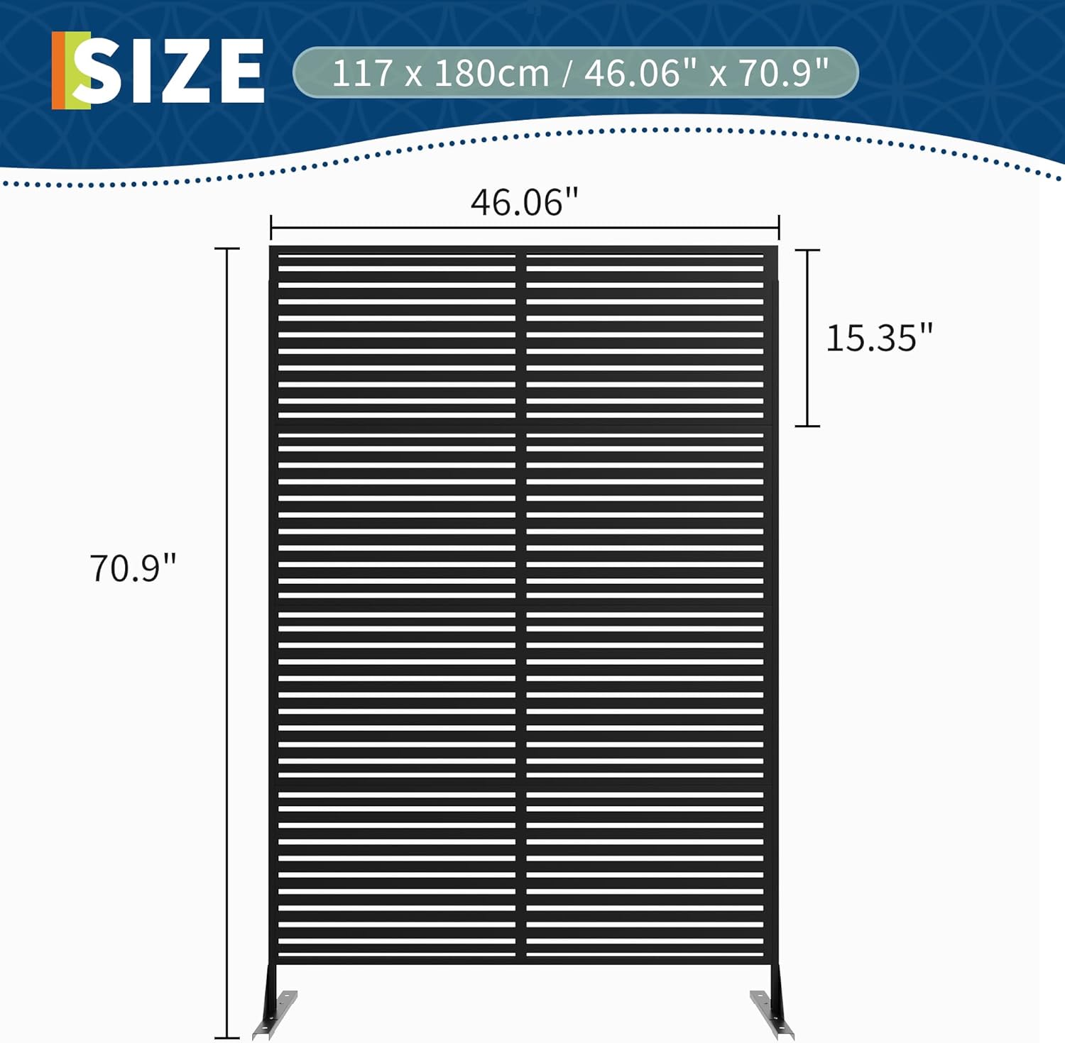 GAOMON CQC-91CMLL-HG0E Outdoor-Privacy-Screen - View #2