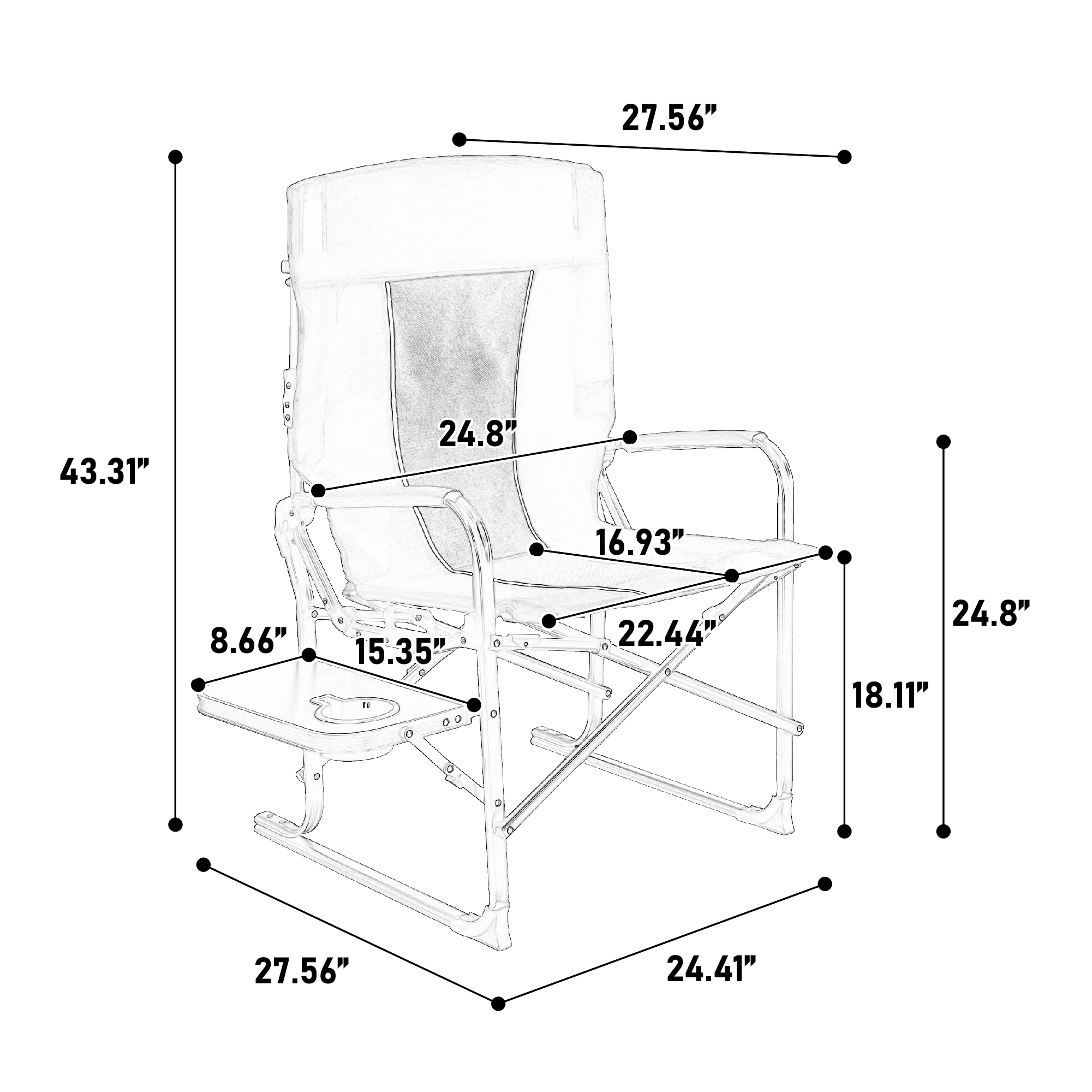 LOVMOR SF-Y-W640P224442 Beach-Camping-Chairs - View #3