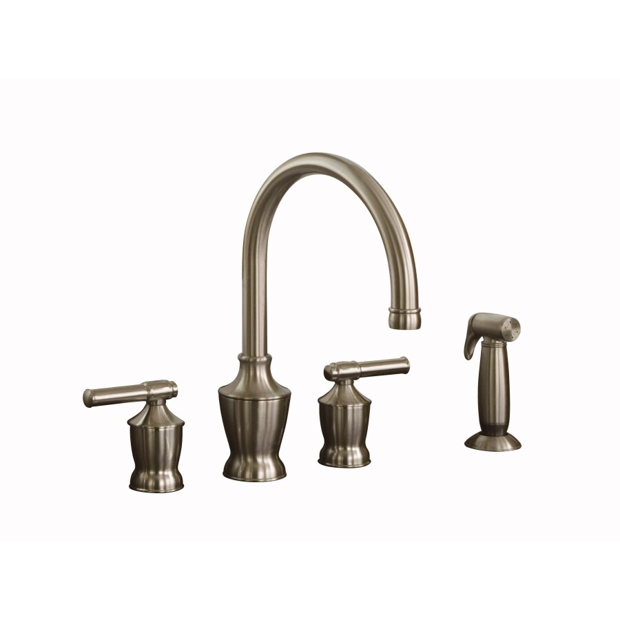 AquaSource DRP 2H SS 4 HOLE FCT W SPRAY In The Kitchen Faucets   00477647 