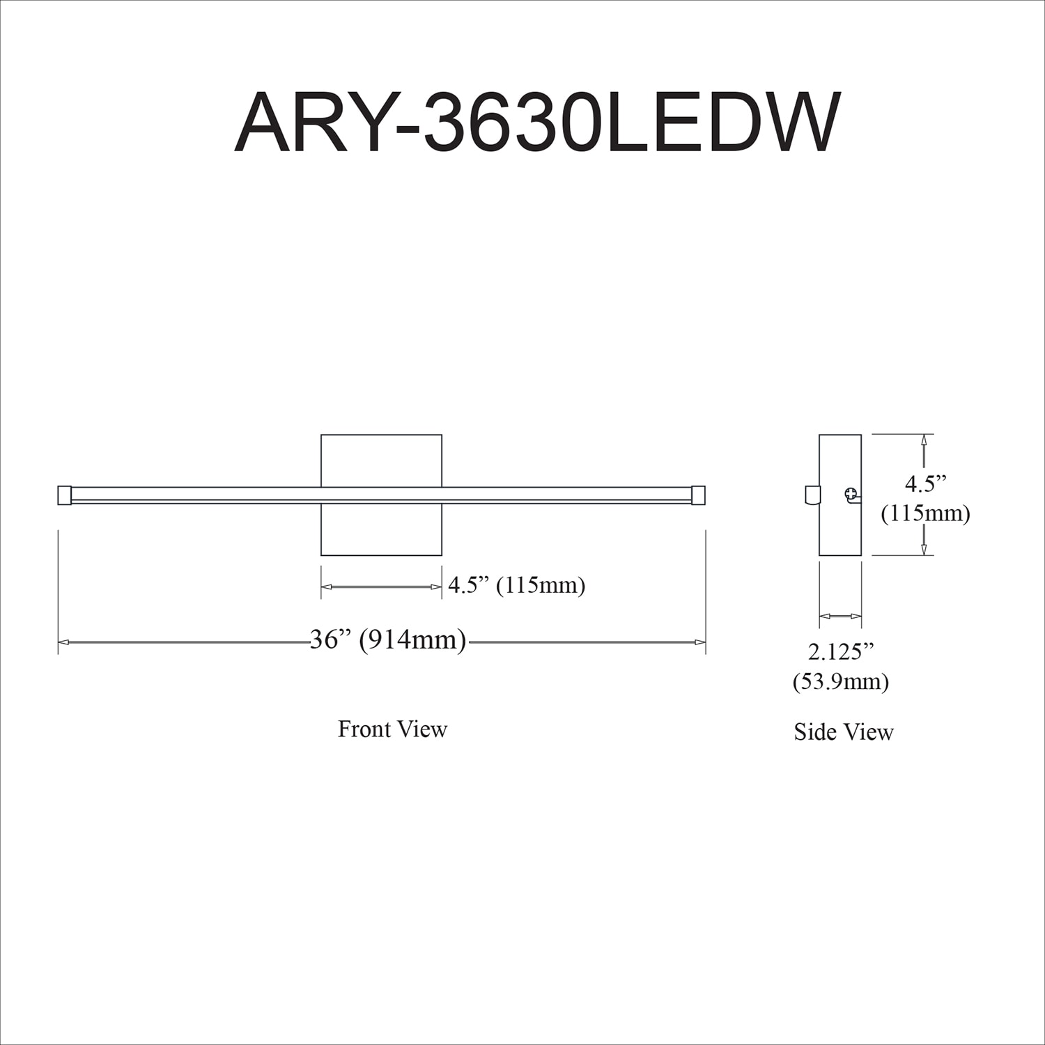 Dainolite ARY-3630LEDW-MB b090000 - View #7