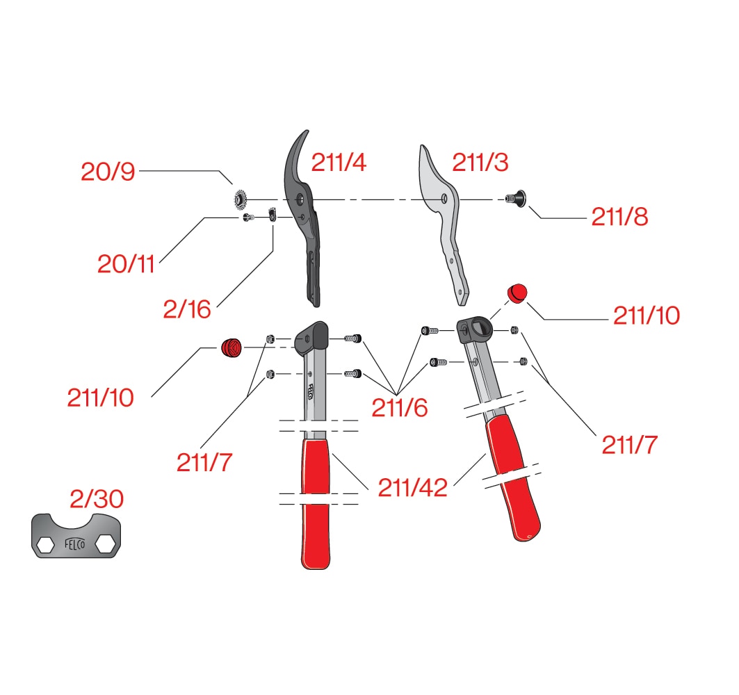 Felco F211-60 loppers - View #11