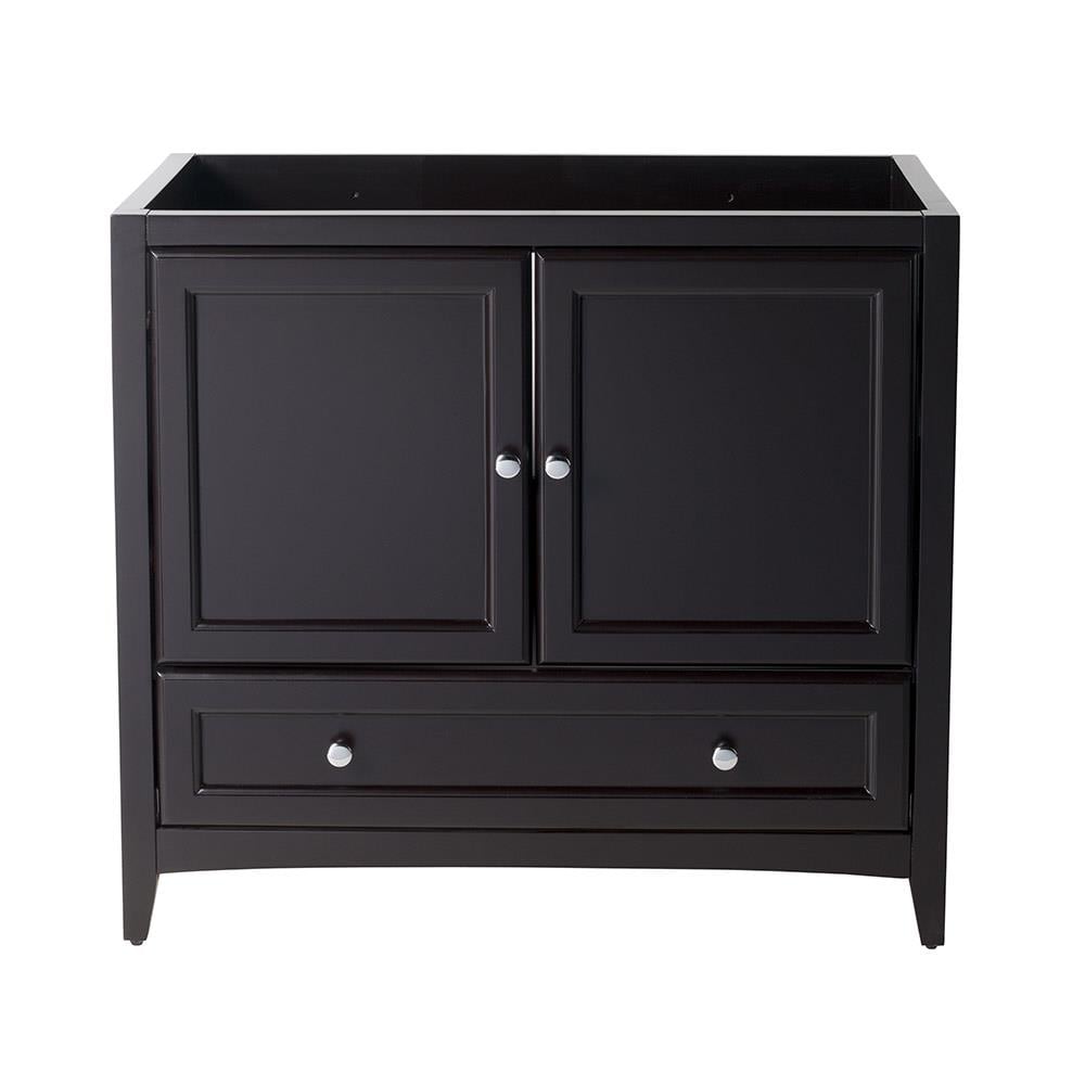 Fresca FCB2036ES Oxford 36-in Espresso Bathroom Vanity Base Cabinet without Top