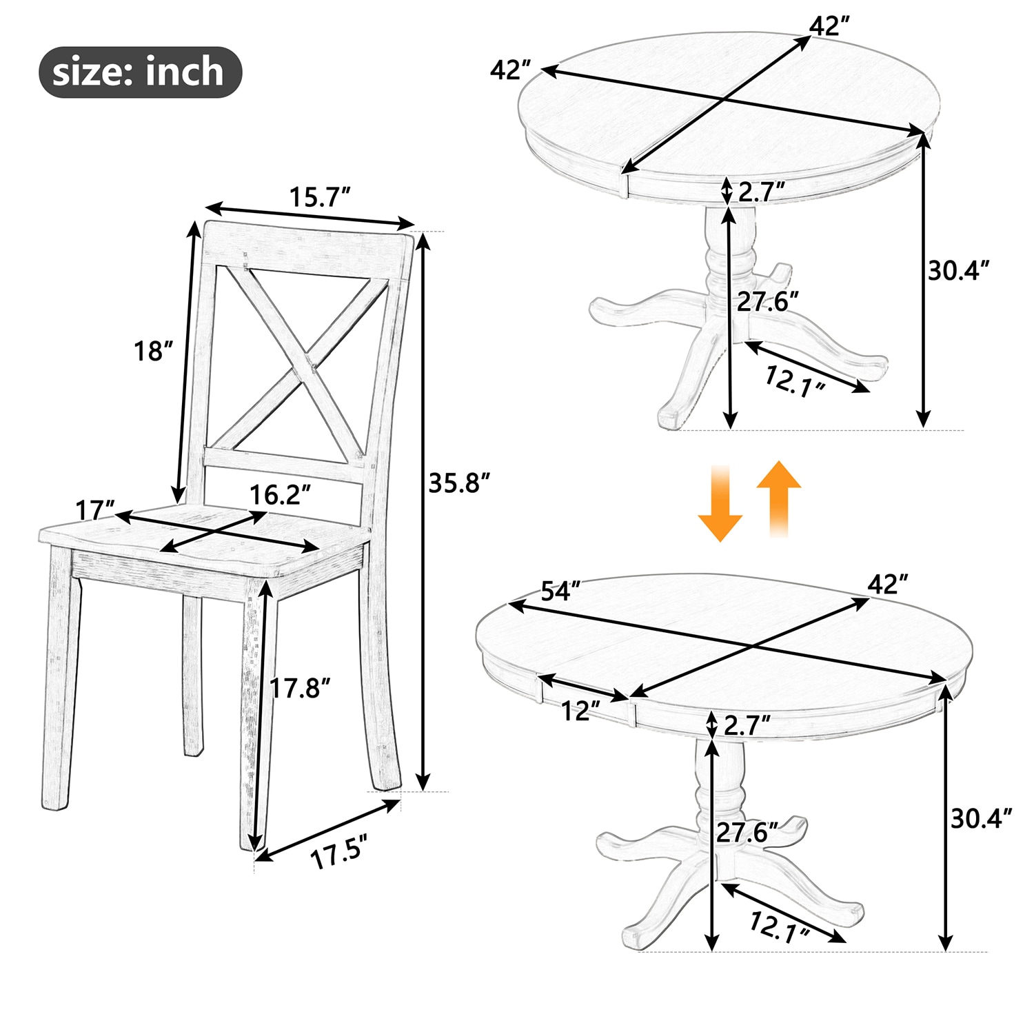 Bybafun YA3700175 Dining-Sets - View #3