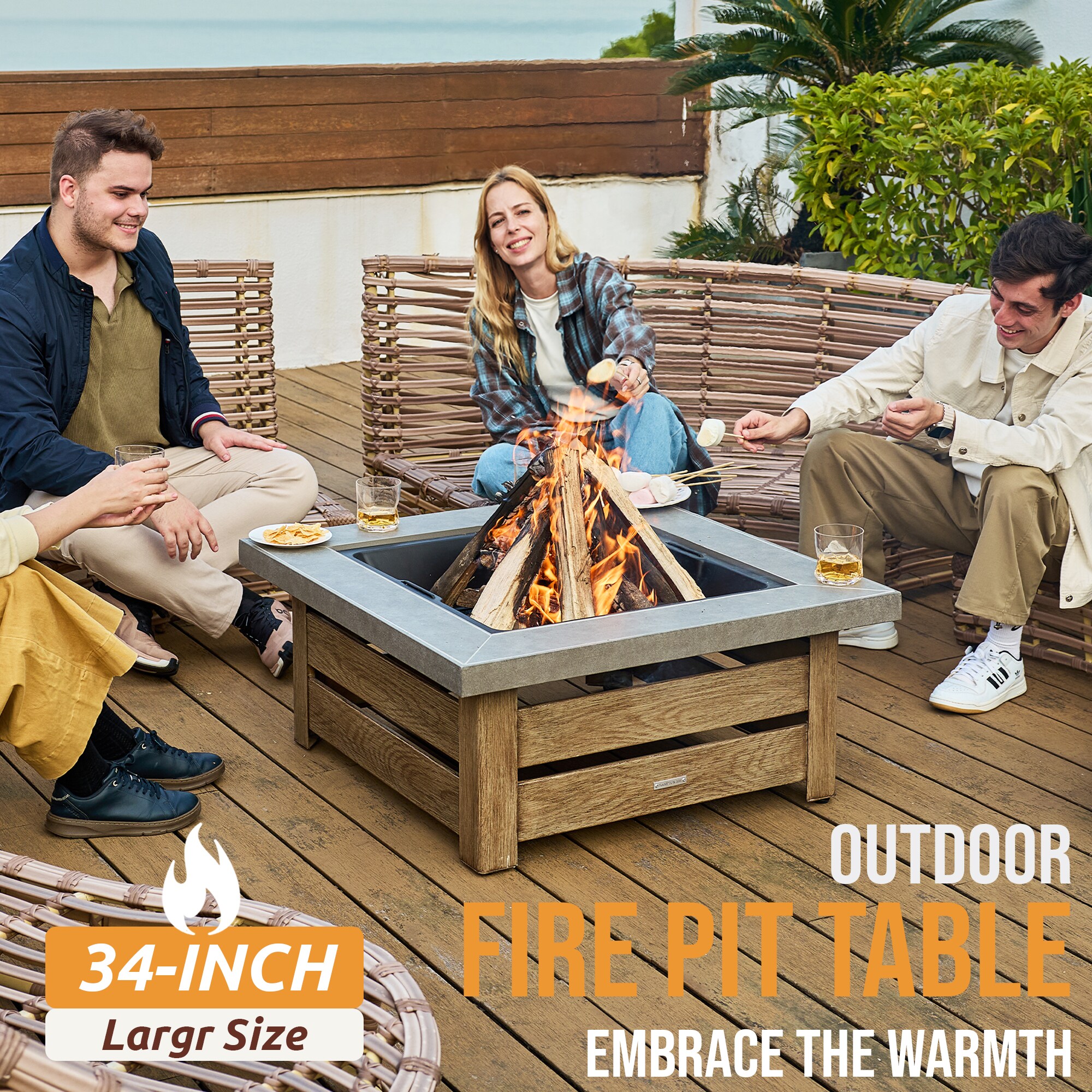GZMR GZ-W22297 Outdoor-Woodburning-Firepits - View #2