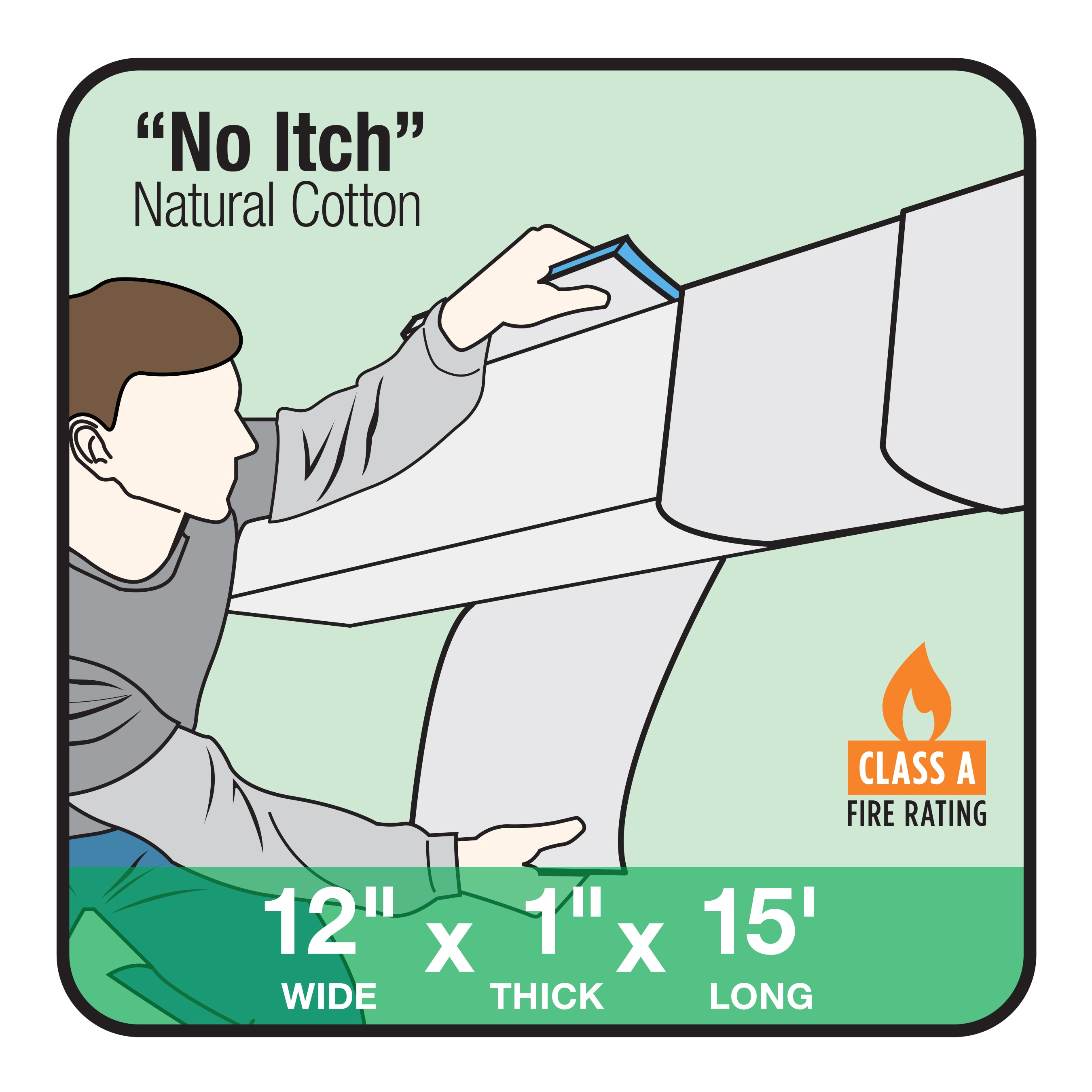 Frost King CF42X 3 x 25 ft. Cotton & Foil Pipe Insulation Wrap