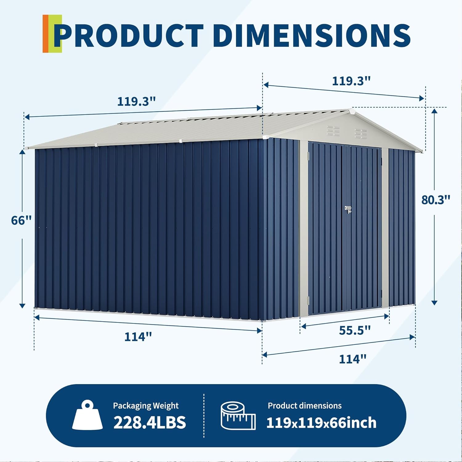 GarveeLife 348VW8QRSS Metal-Storage-Buildings-Sheds - View #7
