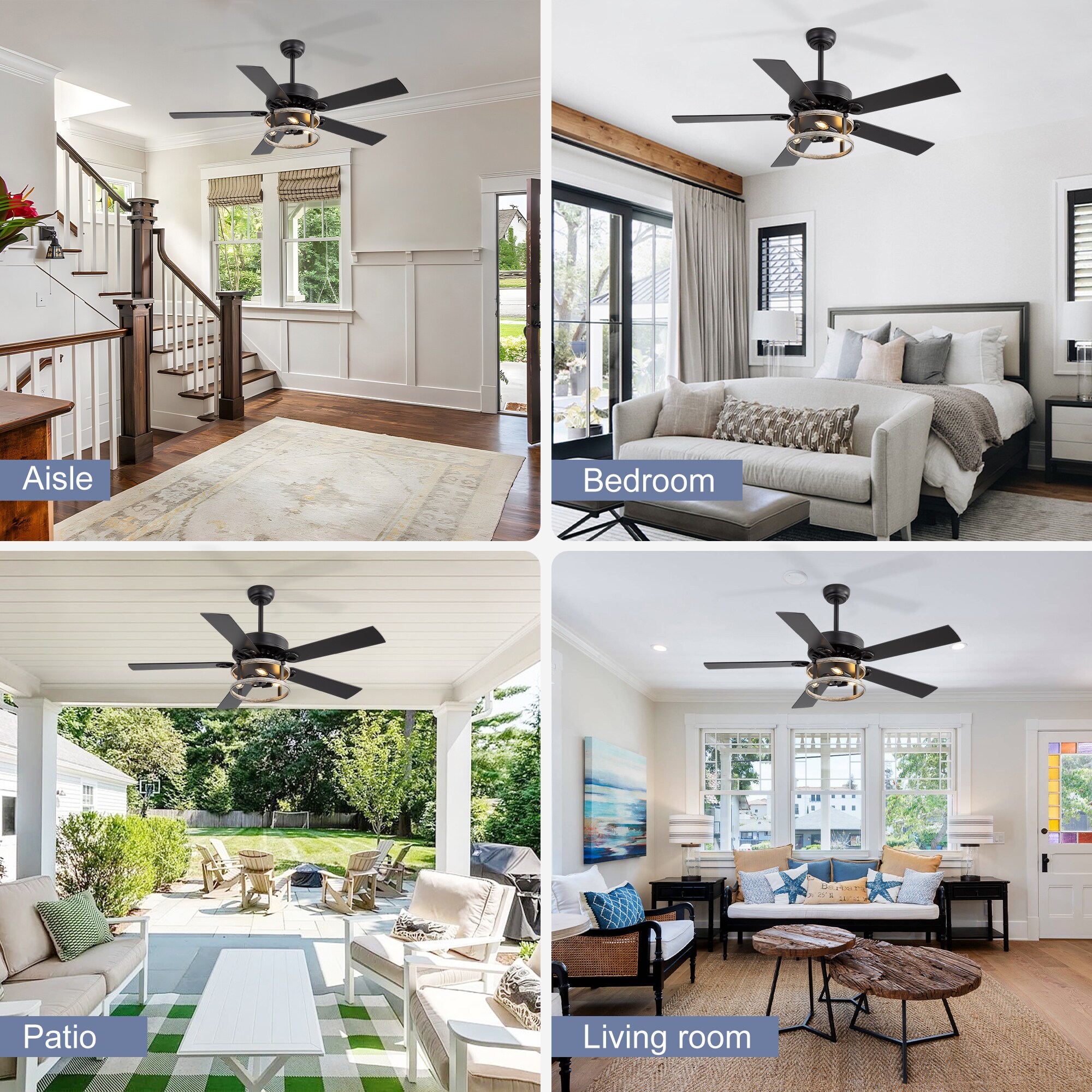 Airsurfer AS-37005-BK Ceiling-Fans - View #11