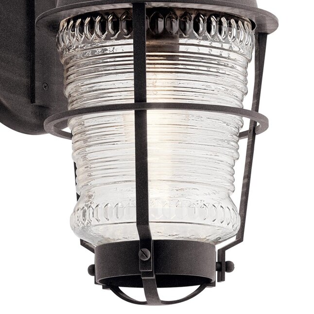 Kichler Chance Harbor 18-in H Weathered Zinc Medium Base (E-26) Outdoor Wall Light Kichler Chance Harbor 18-in H Weathered Zinc Medium Base (E-26) Outdoor Wall Light