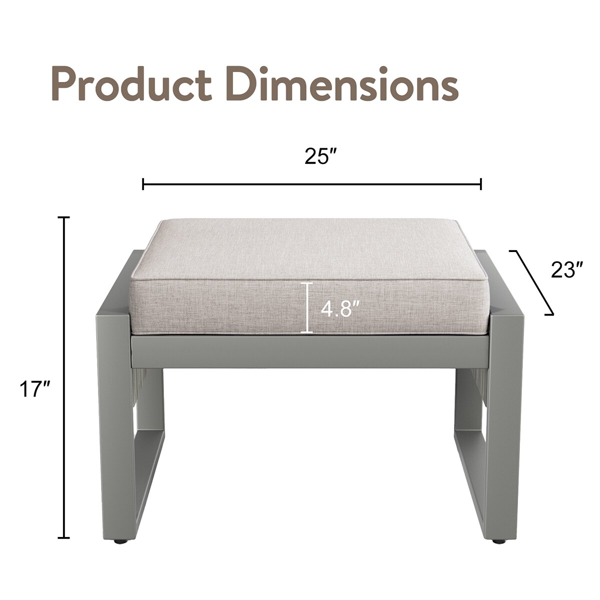 Rilyson FSFHGW40-8 Stools-Ottomans - View #7