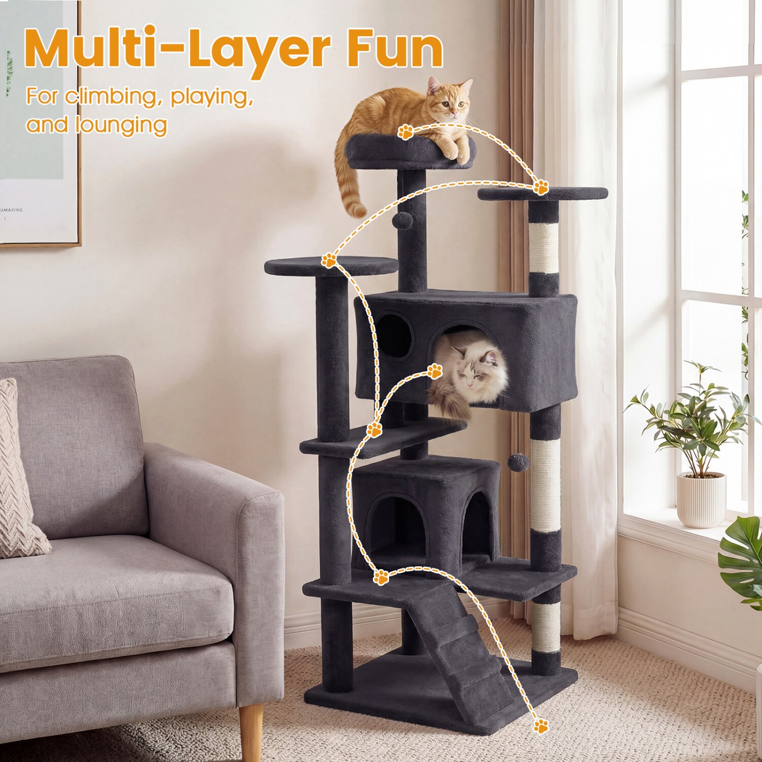 Slickblue D-CO-SH00501VP Cat-Trees - View #3