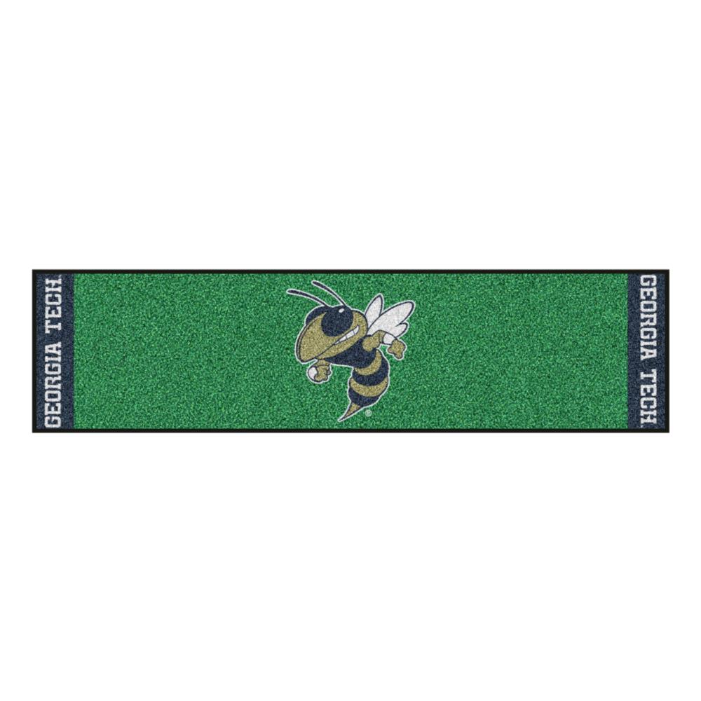 FANMATS 24004 1.5-ft x 6-ft NCAA Putting Green Mat Putting Green