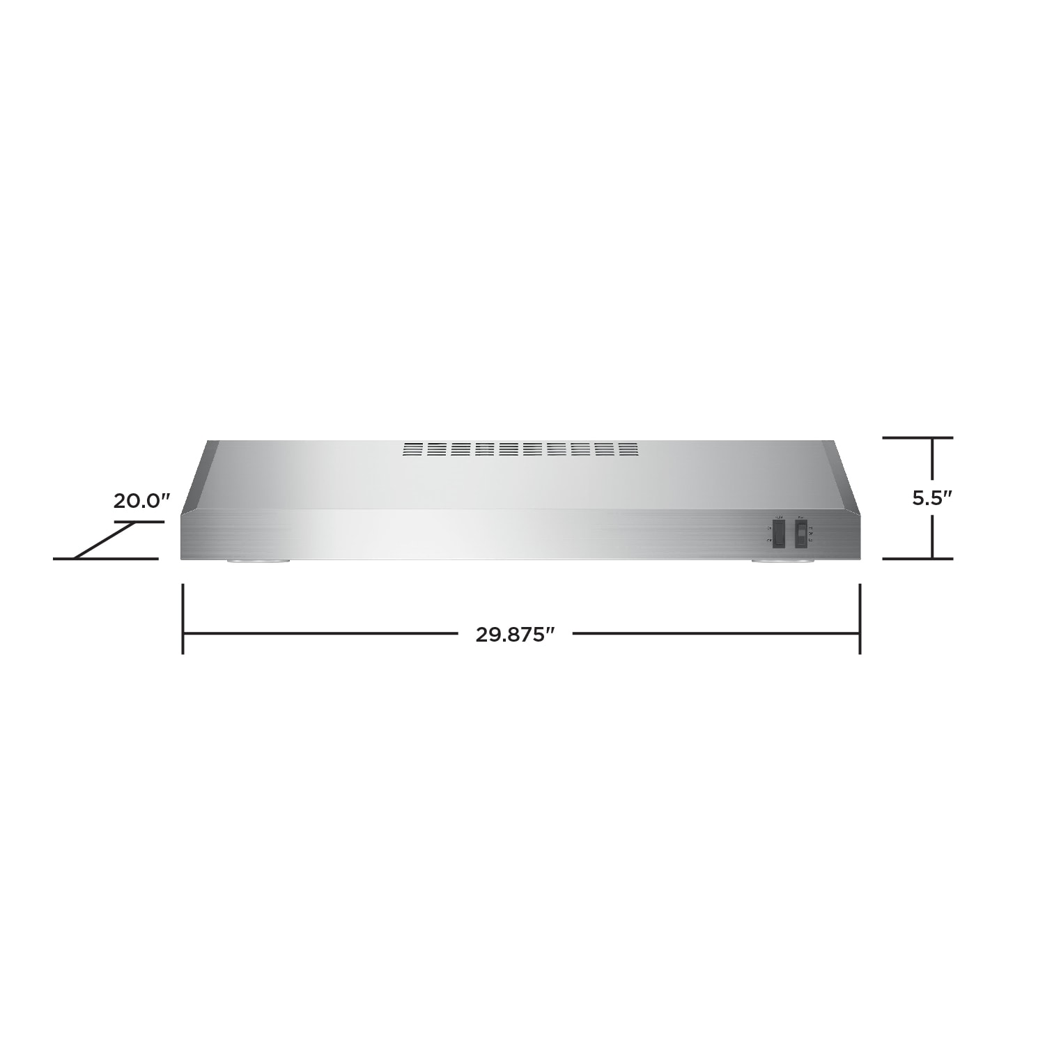 GE JVX5305SJSS Undercabinet-Range-Hoods - View #8