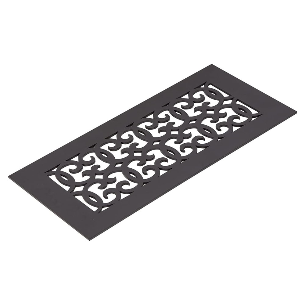 Reggio Register VL16-814-SRBNH 6-in x 12-in Steel Oil Rubbed Bronze Floor Register