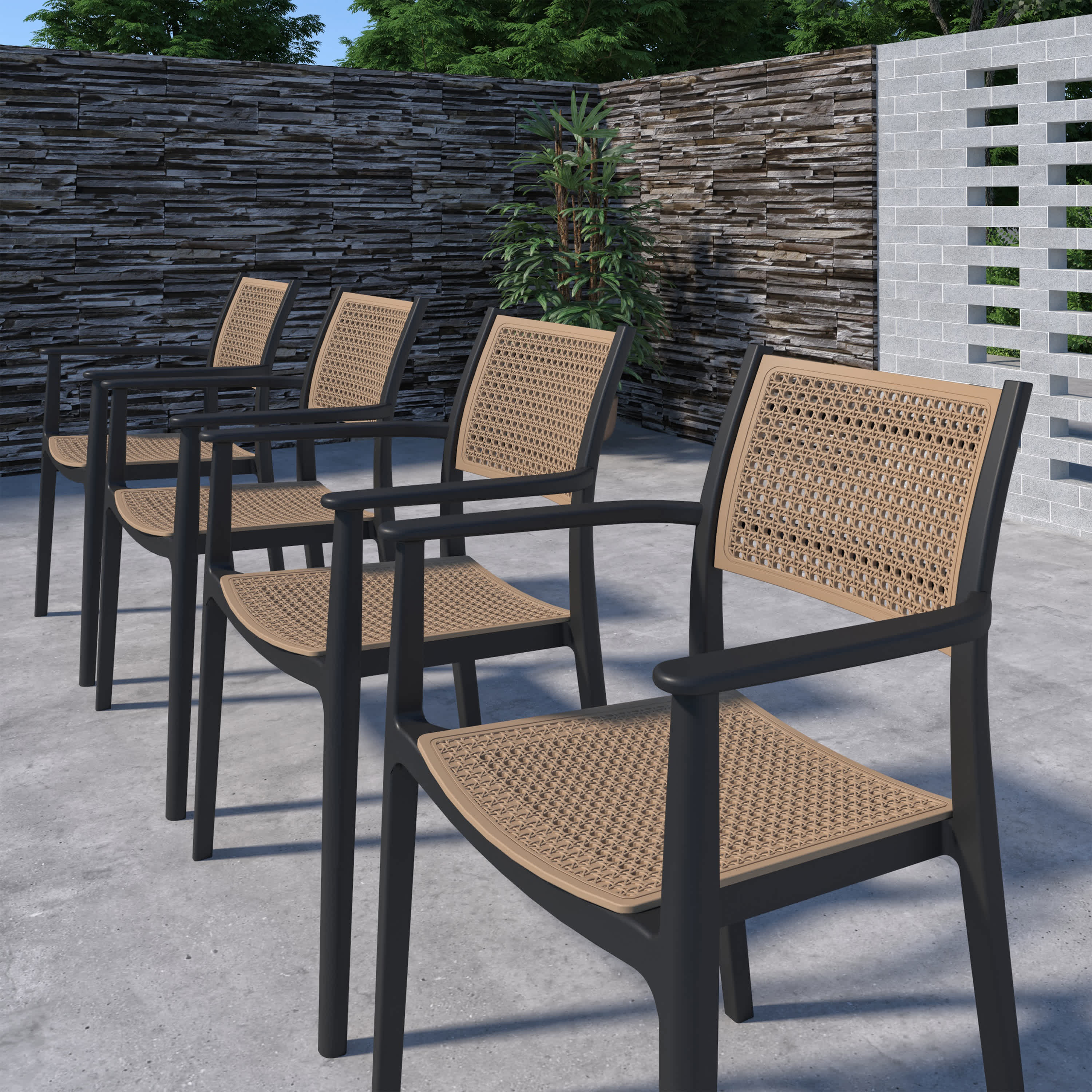 Amazonia LEYLOT-10-ARU BK Patio-Dining-Sets - View #6