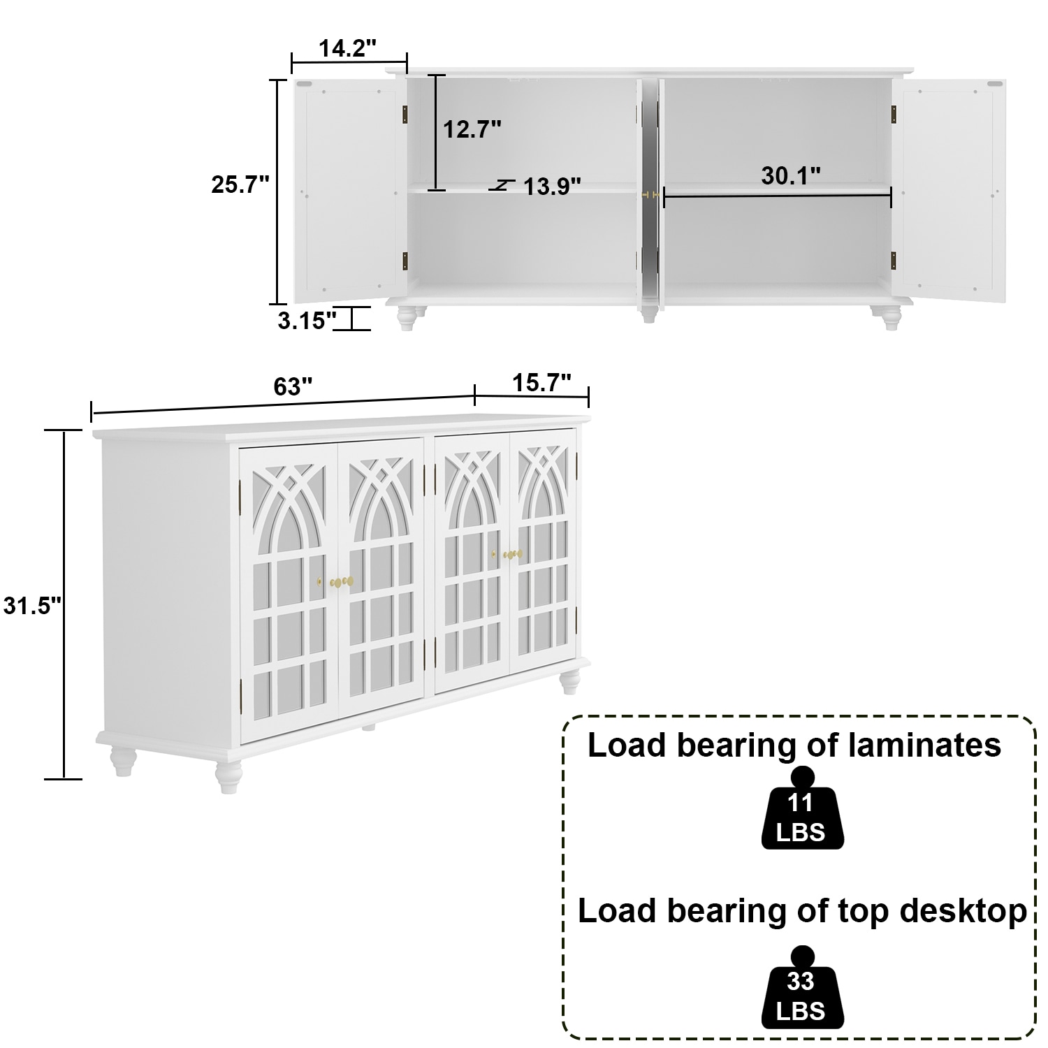 FUFU&GAGA LJY-KF390026-01 Dining-Kitchen-Storarge - View #10