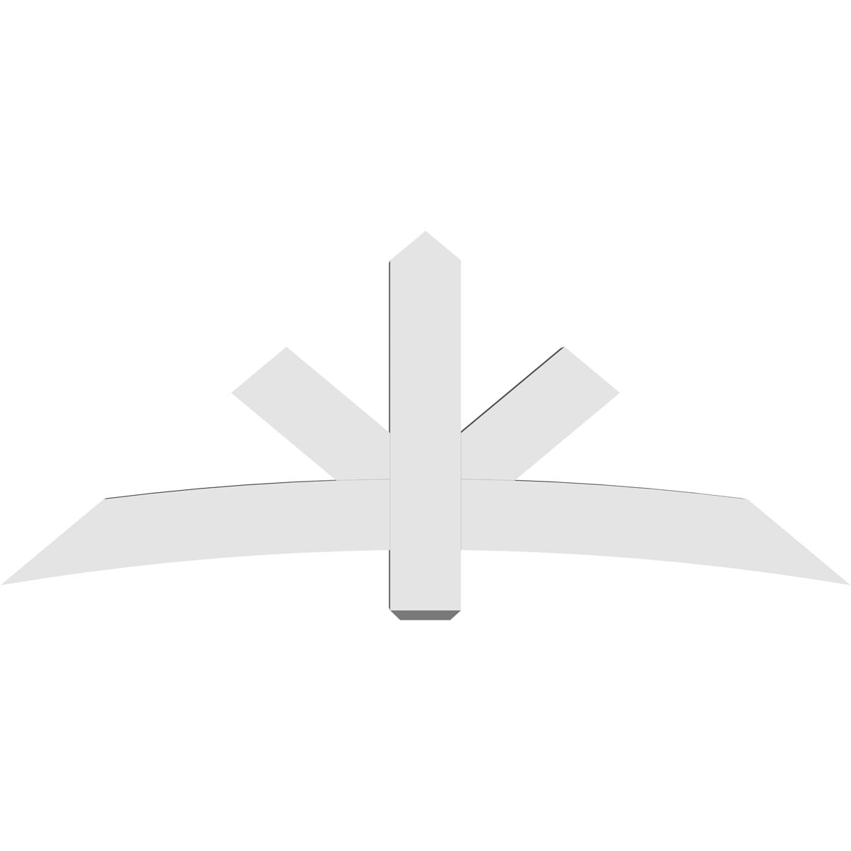 Ekena Millwork GBP072X30X0406ALB00 Exterior-Brackets-Braces - View #4