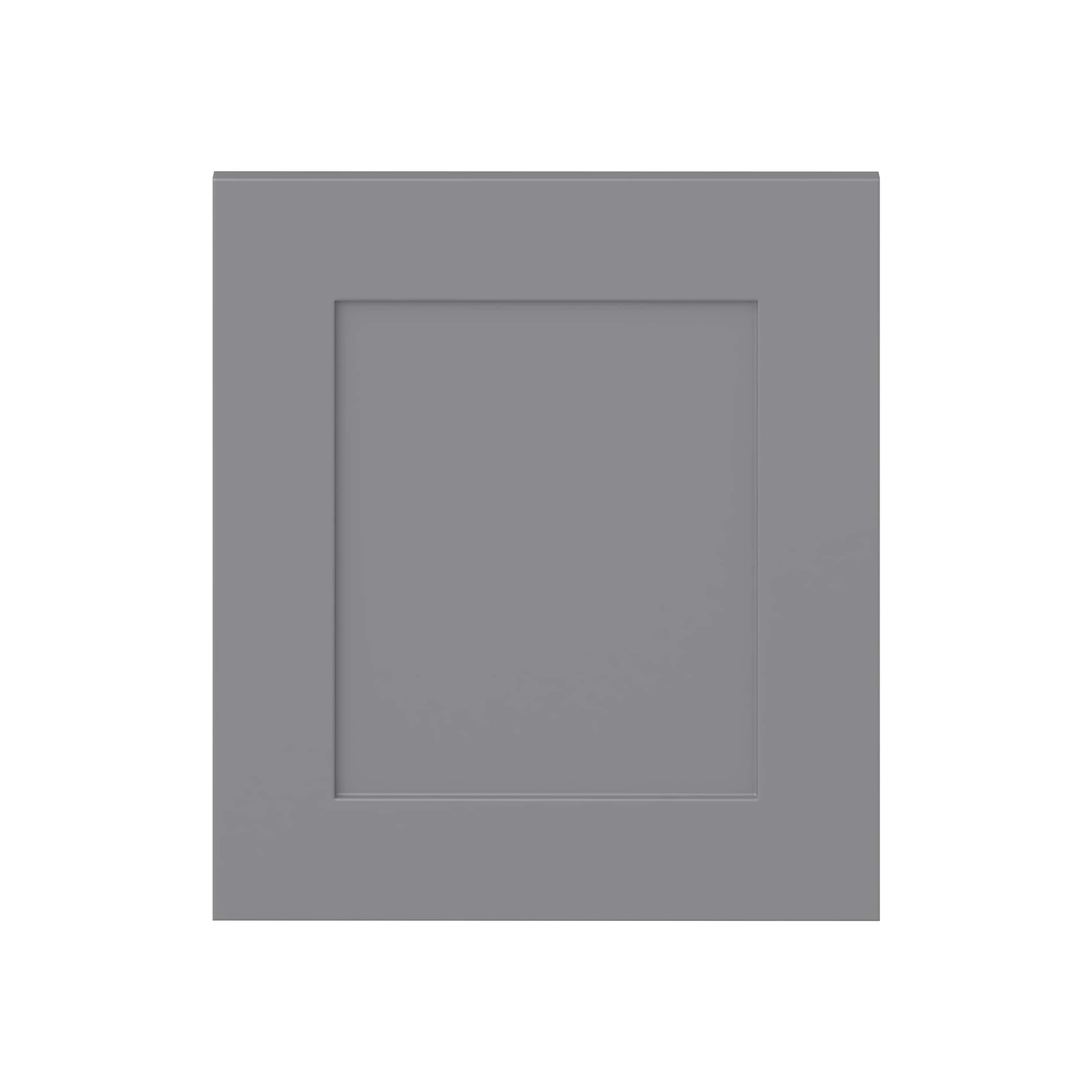 Hugo&Borg DSDR1820-BM Beaumont 18-in W x 20-in H Slate Gray Shaker Base and wall and pantry cabinet doors (Fits 18-in x 30-in wall box )