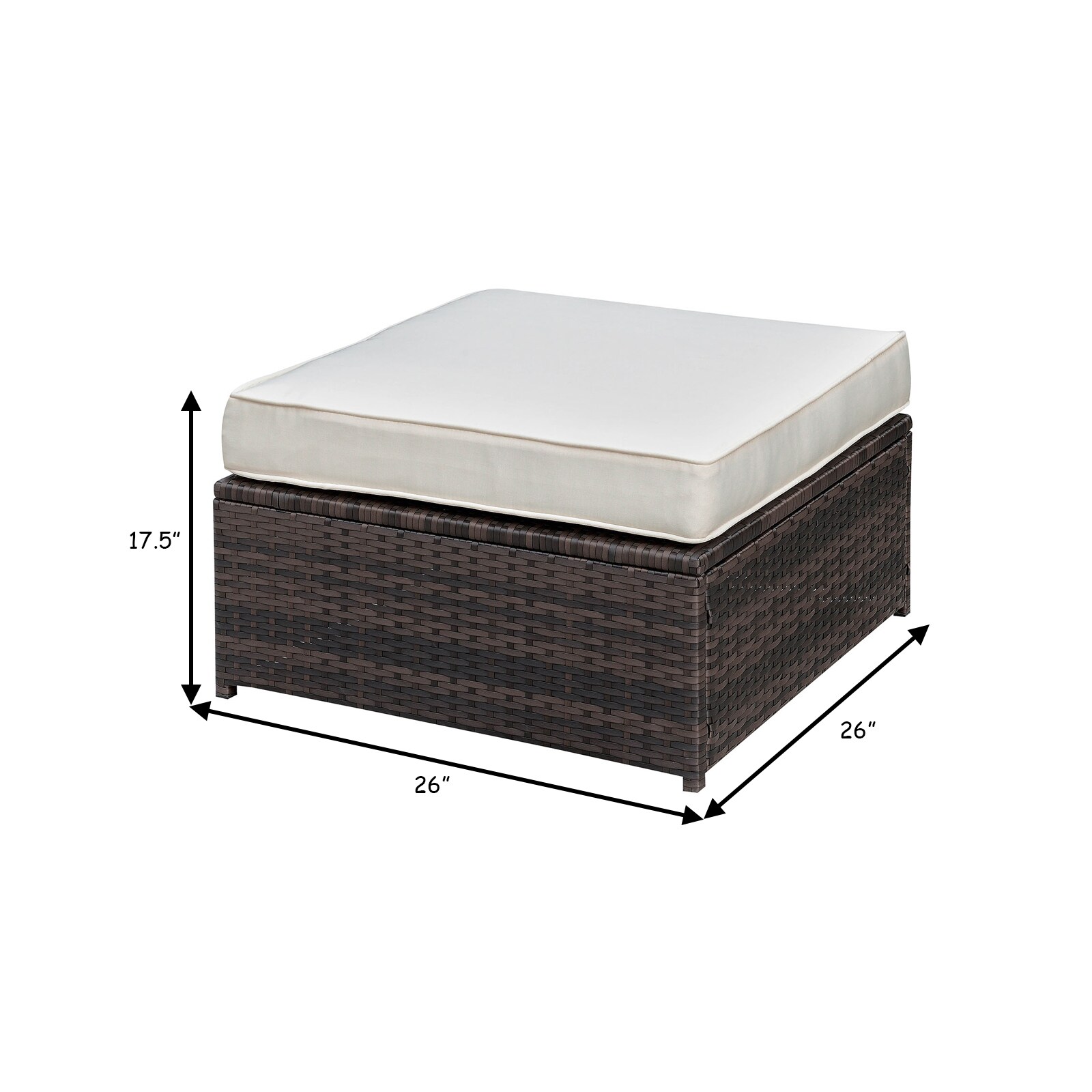 Benzara BM183747 Indoor-Ottomans - View #5