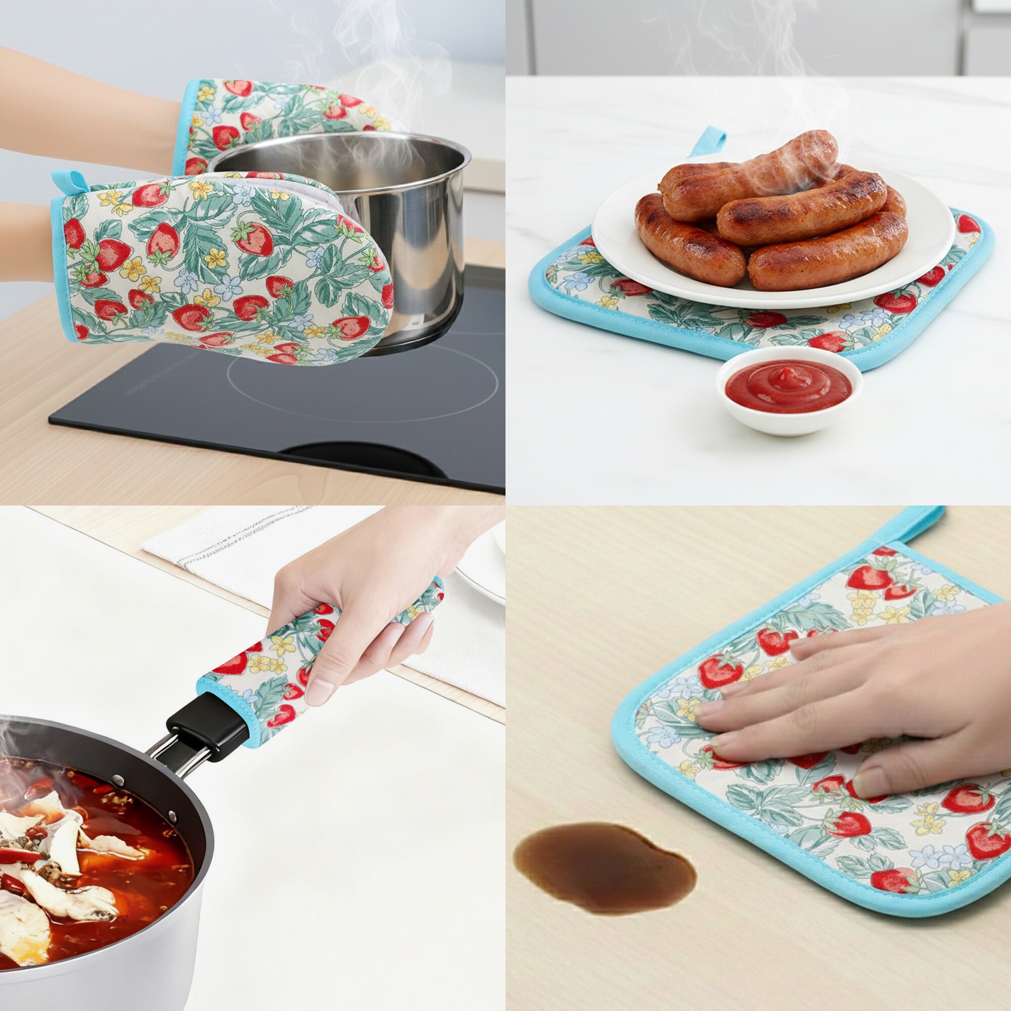 Unique Bargains S25123100UX2374 Kitchen-Towels - View #4