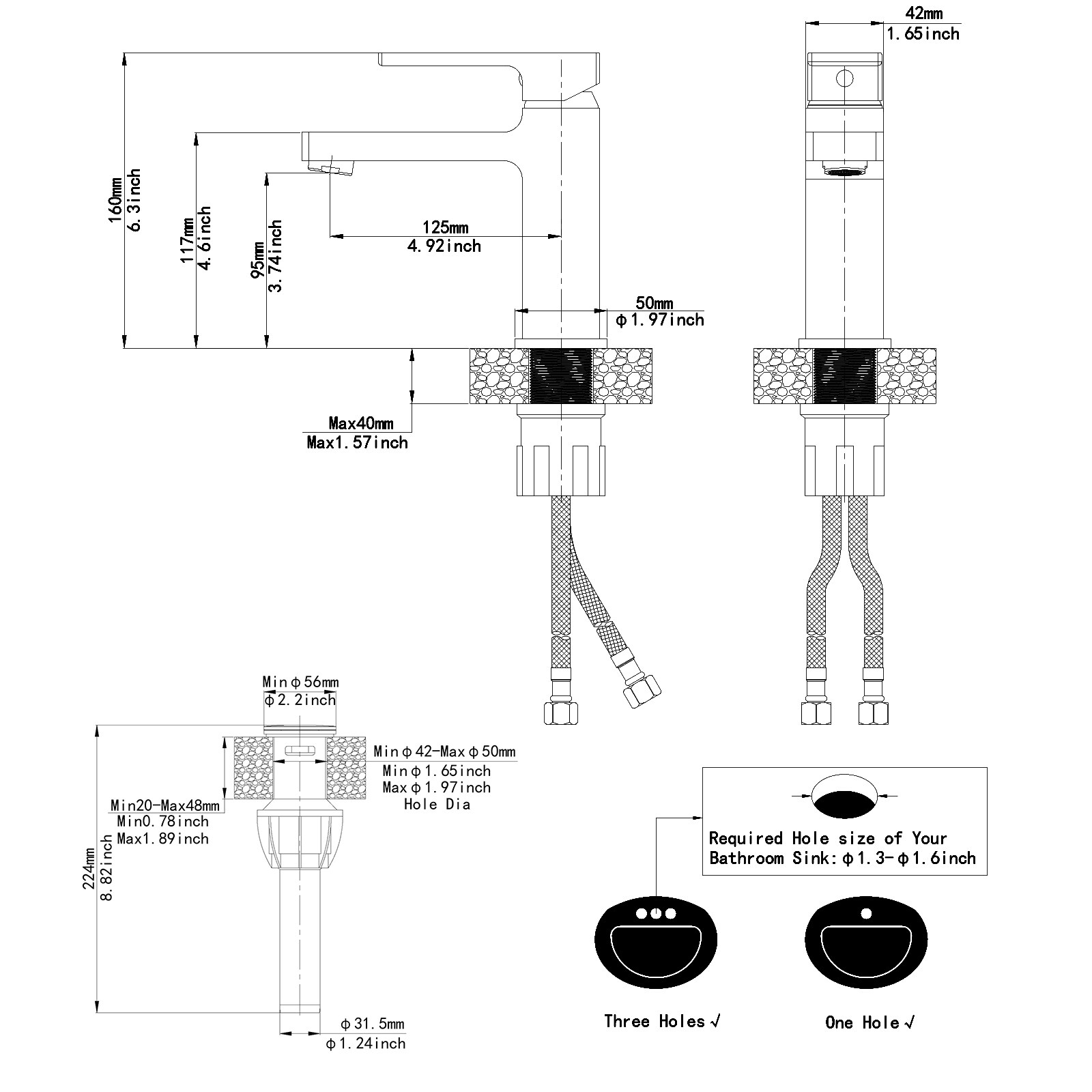 BWE A-96036-N Lavatory-Faucets - View #12