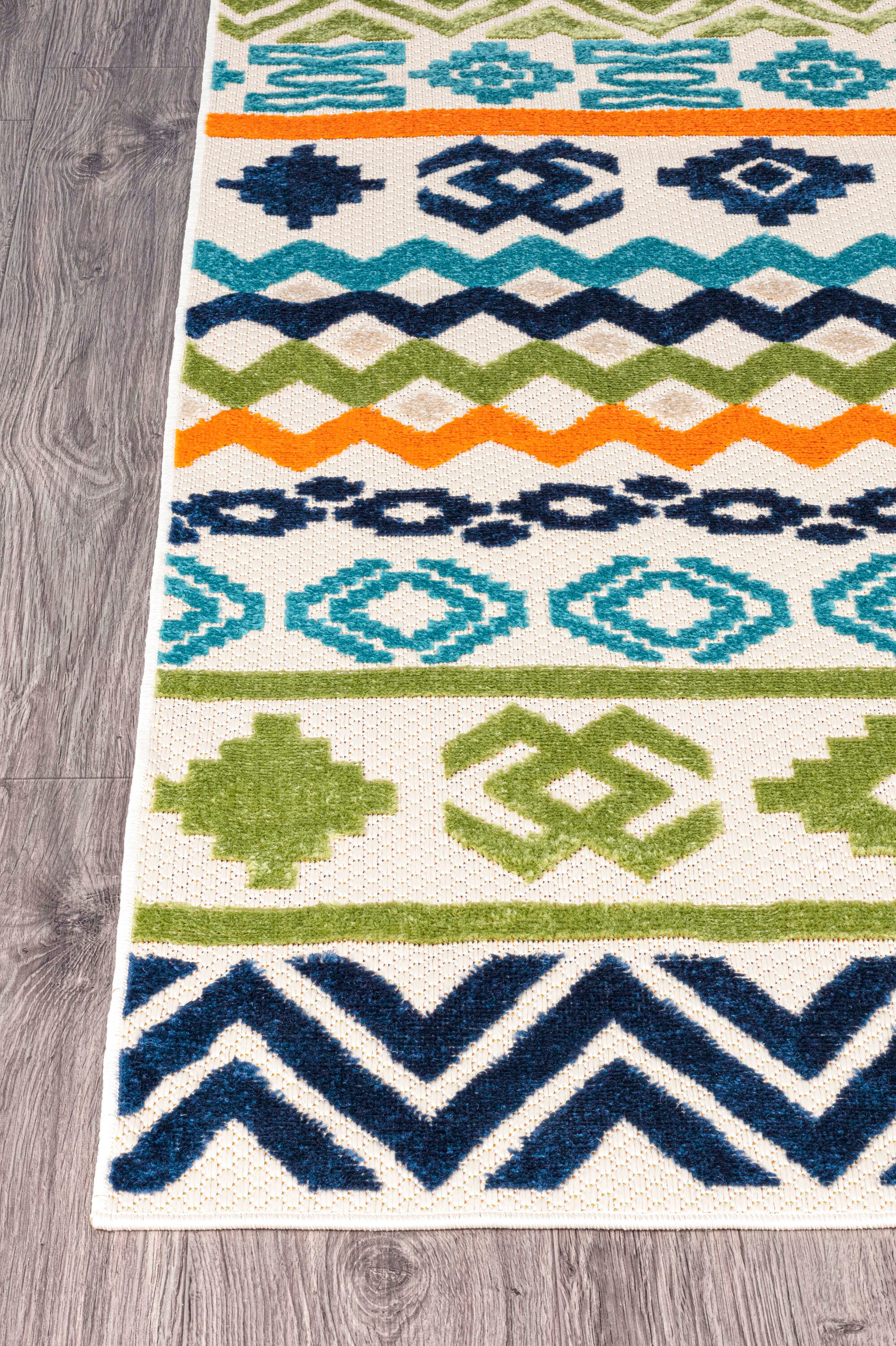 World Rug Gallery X 7 Area at Rug 2 department Rugs Indoor/Outdoor Geometric the in