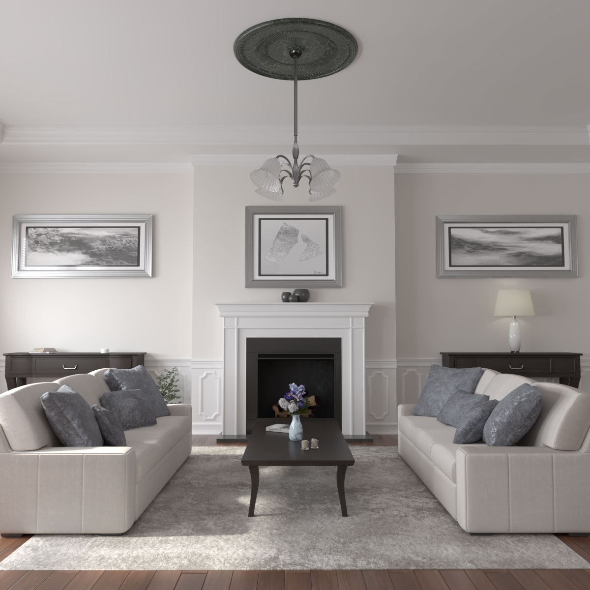 Ekena Millwork CM51NEPTC Ceiling-Medallions - View #4