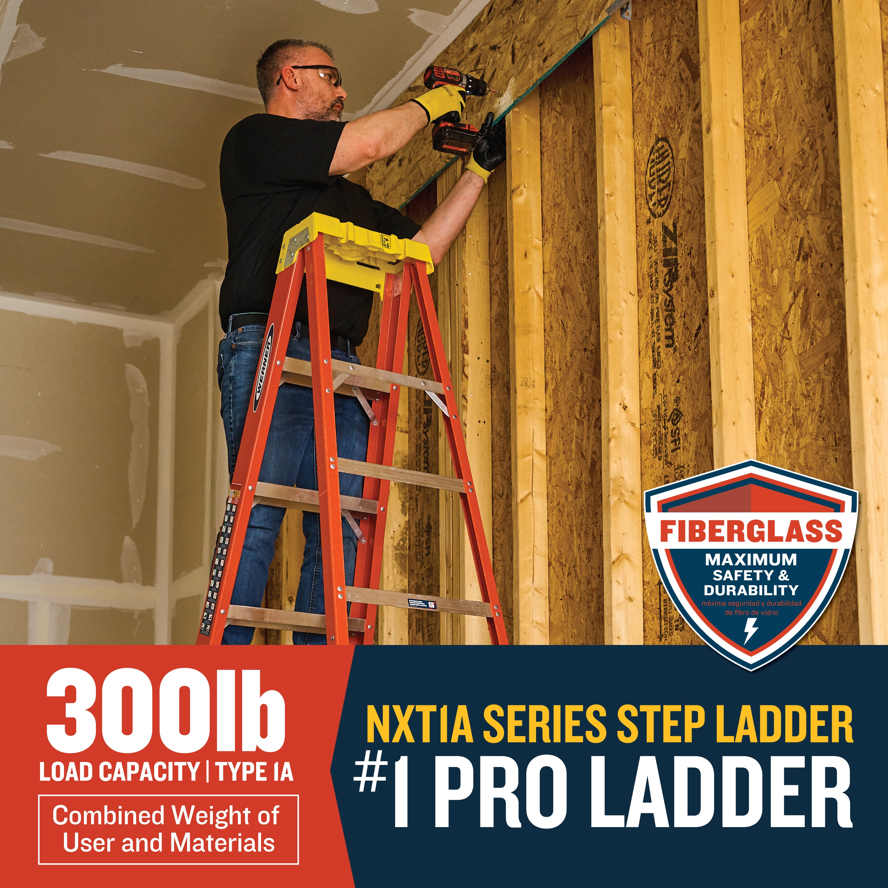 Werner NXT1A04 Step-Ladders - View #4
