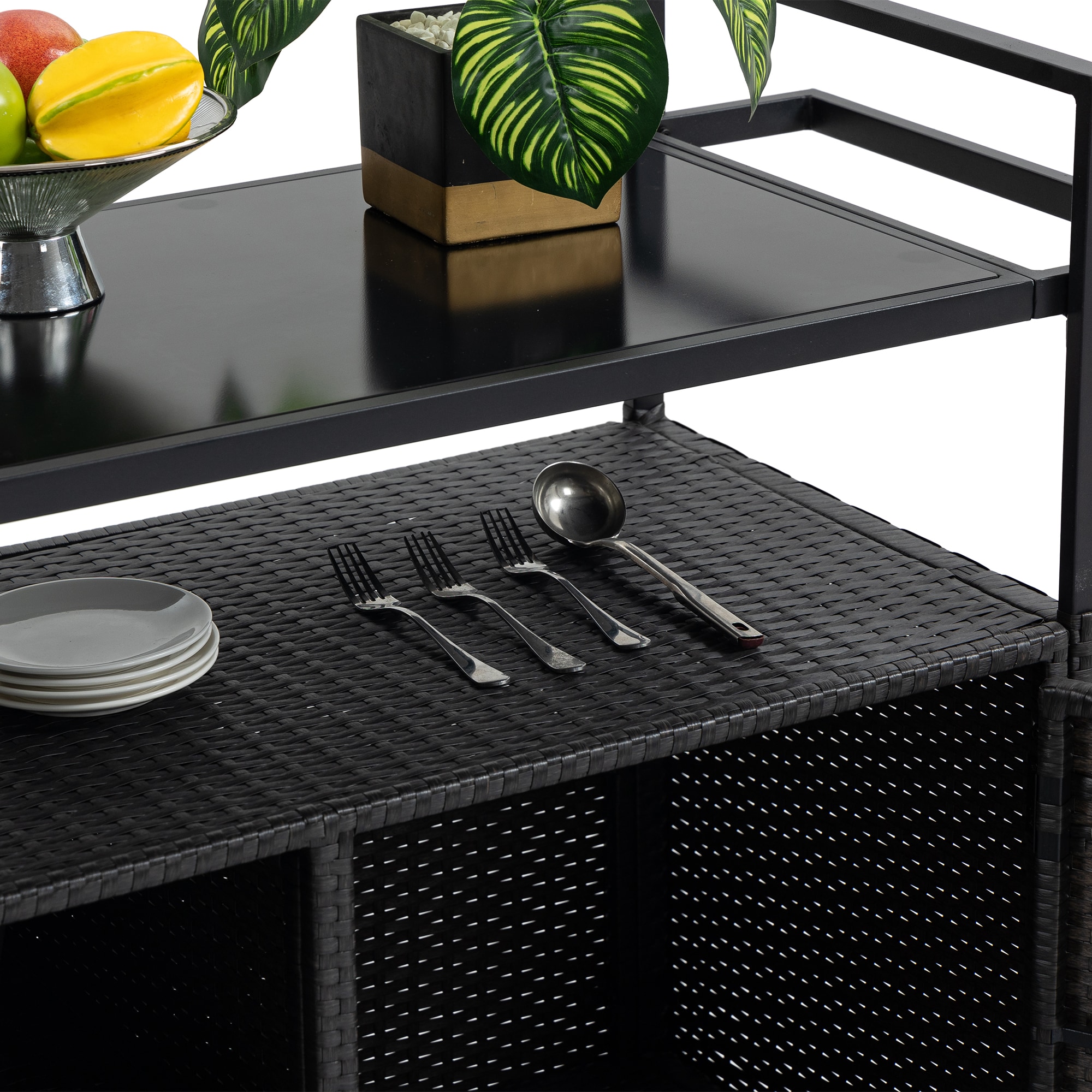 WELLFOR GIZHF573BK Patio-Tables - View #4