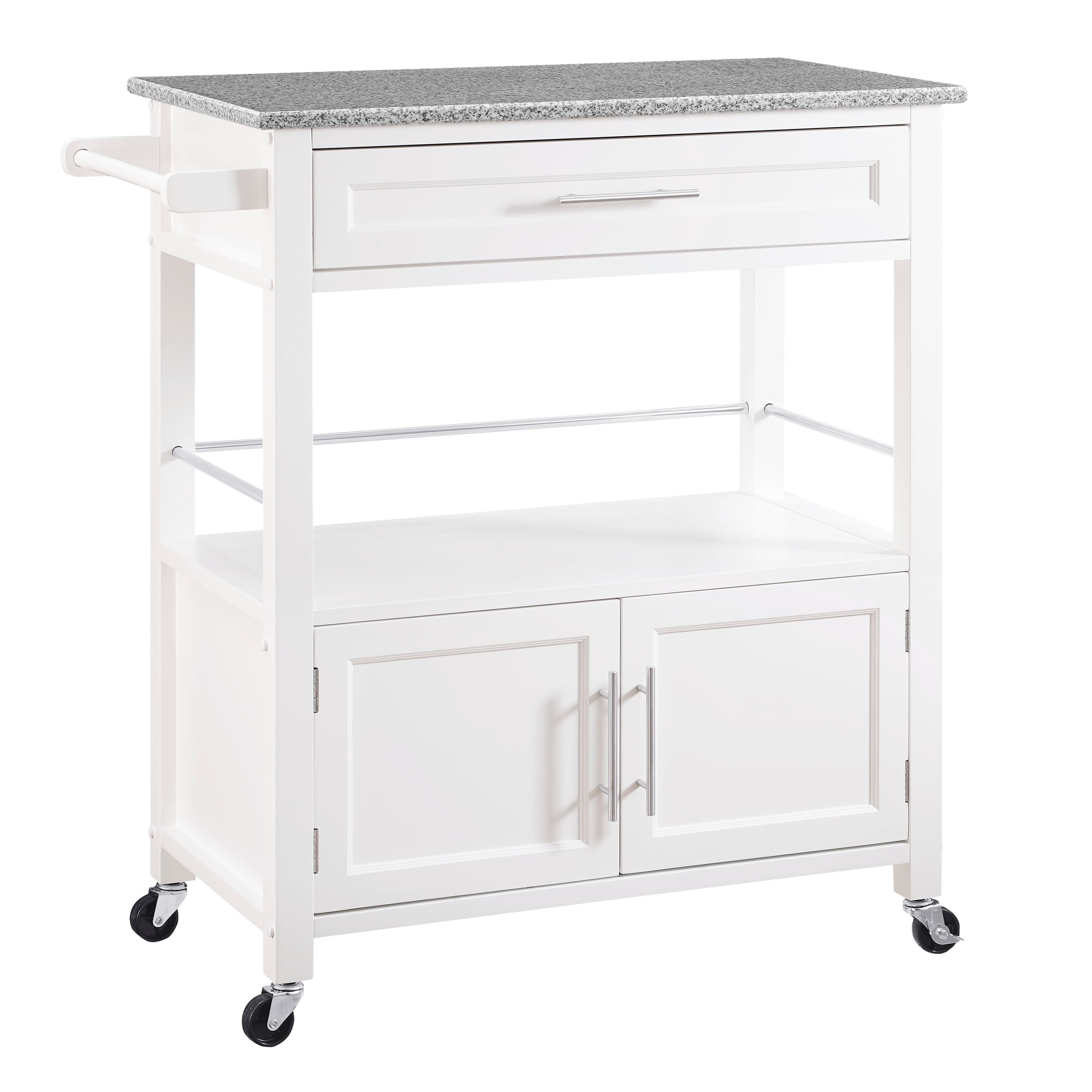 Granite Top Portable Kitchen Island